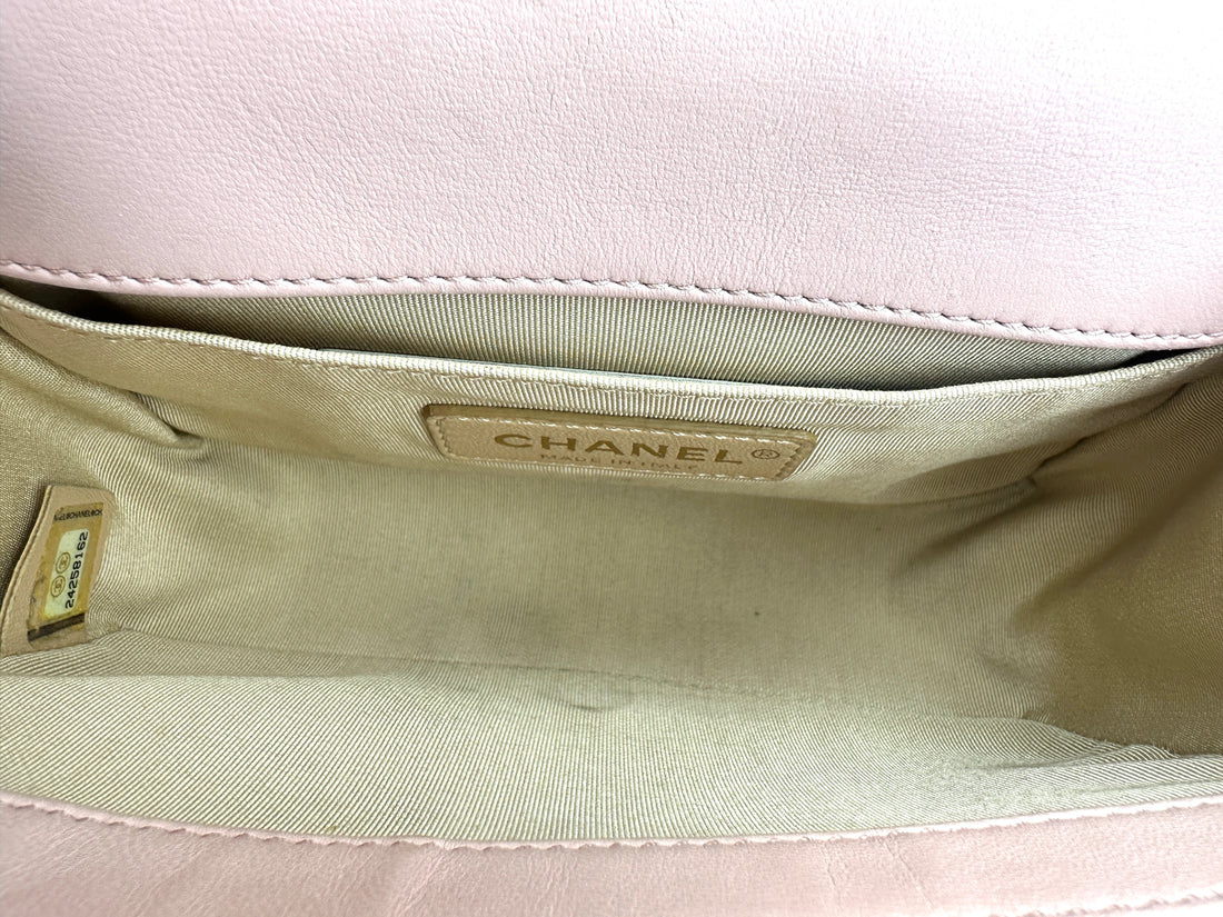 Chanel Lambskin Small LeBoy Bag Pink(24***62) CC918