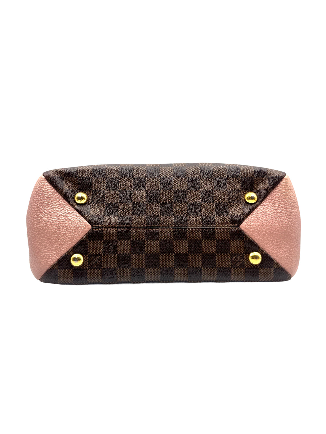 Louis Vuitton Brittany Checkered Wooden Handle Bag in Magnolia Pink LV1415