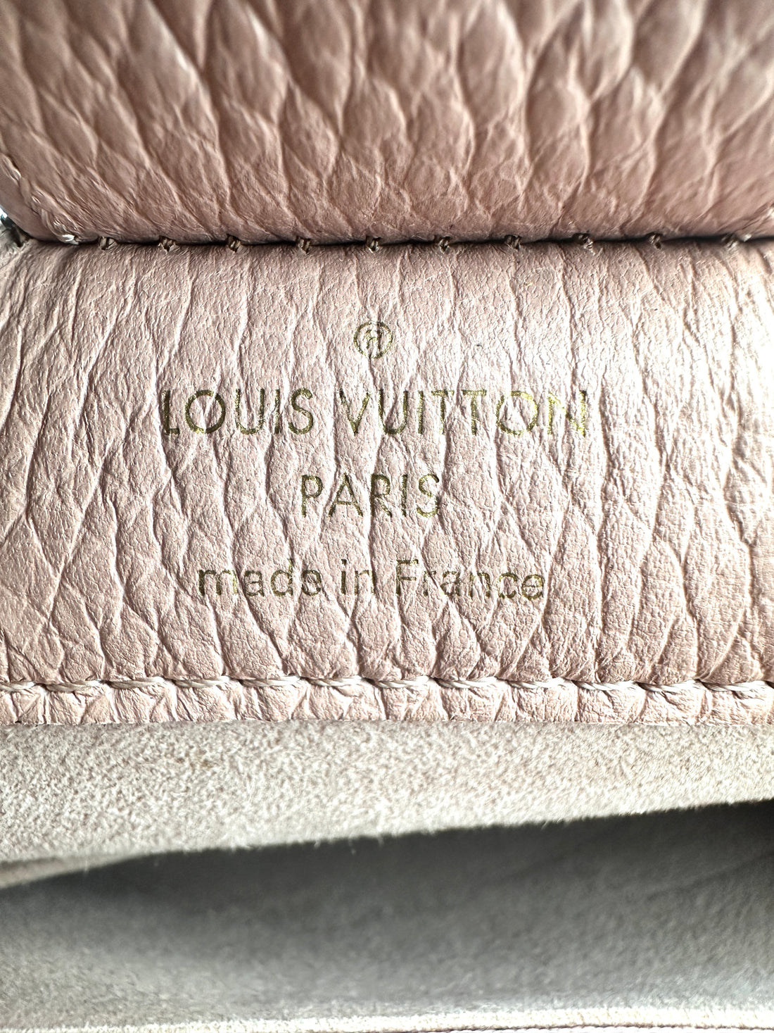 Louis Vuitton Brittany Checkered Wooden Handle Bag in Magnolia Pink LV1415