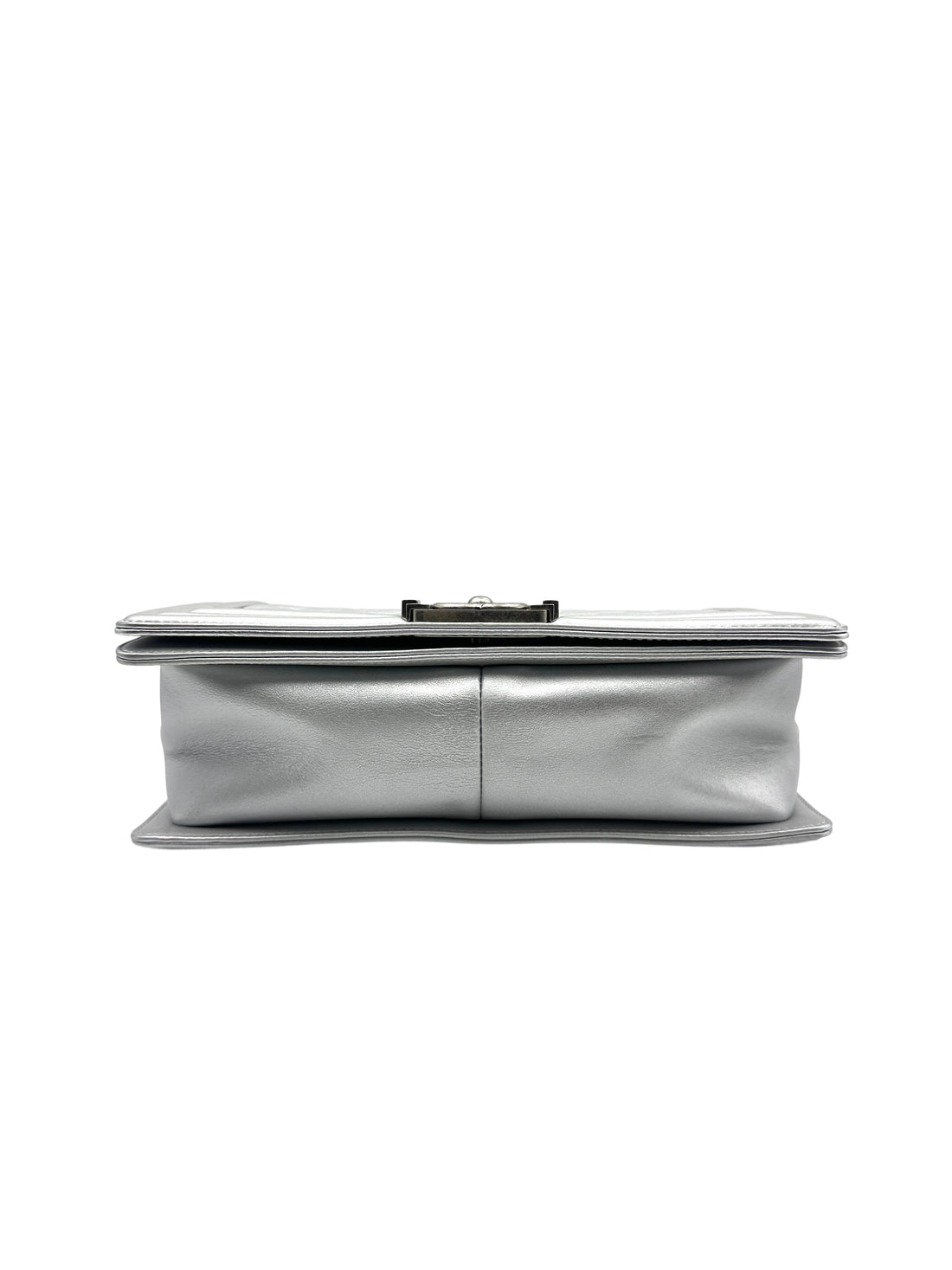 Chanel Lambskin Medium LeBoy Bag Silver (20***23) CC919