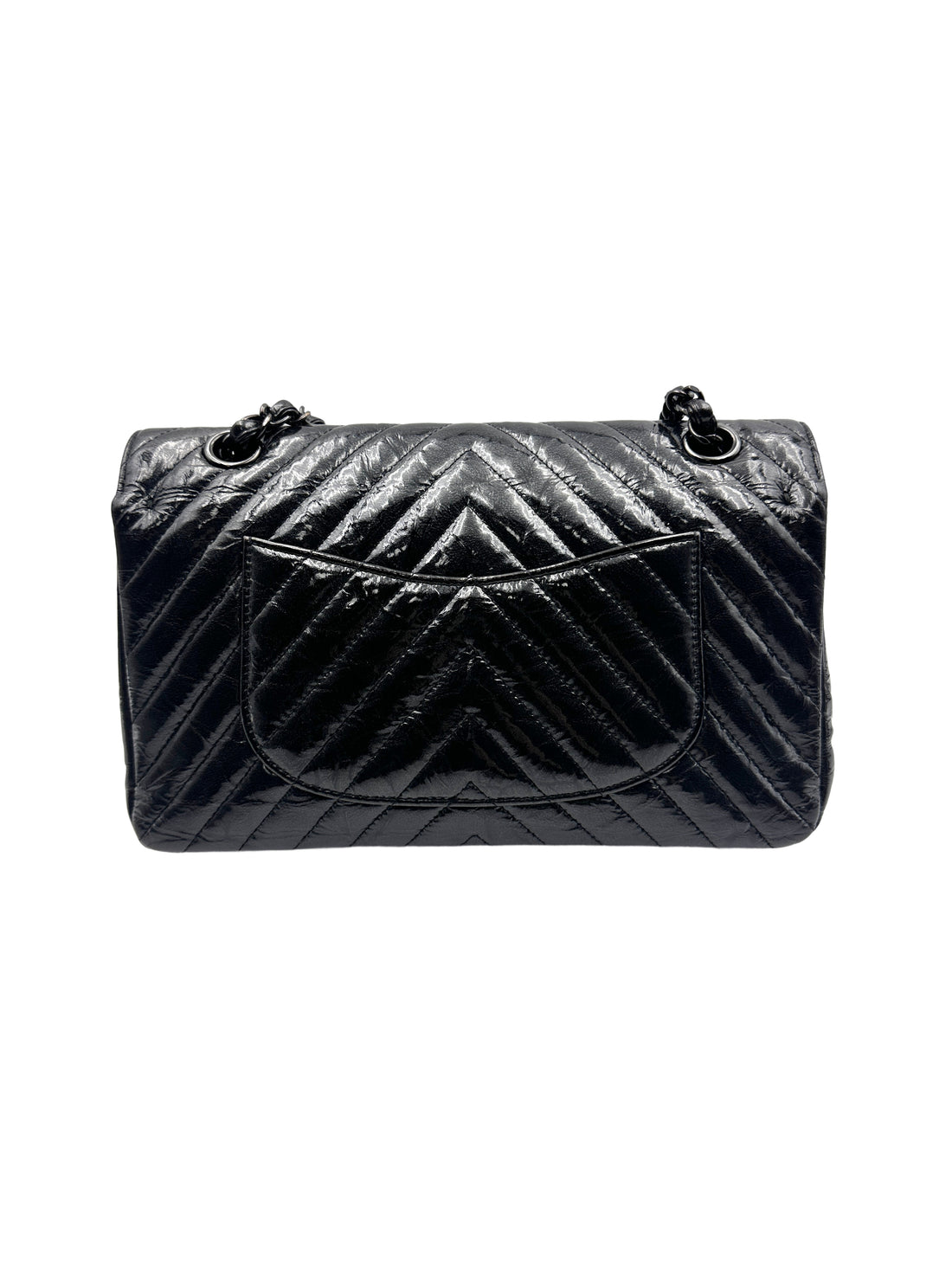 Chanel CF So Black V-Stitch Cowhide Bag (25***17) CC923