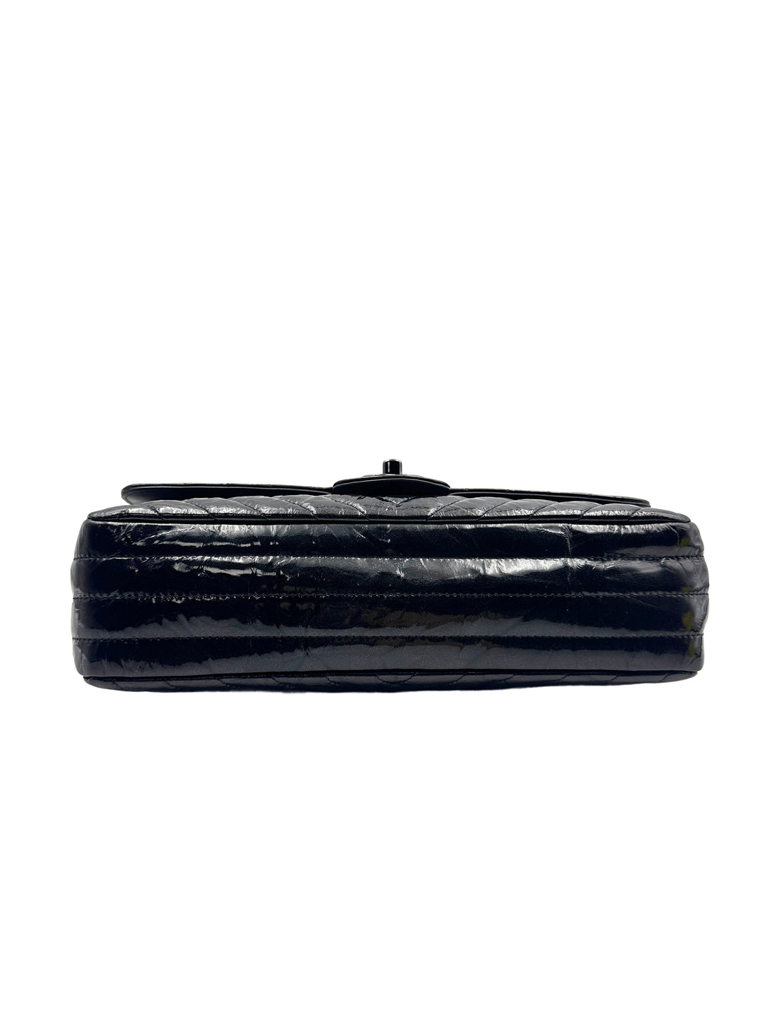 Chanel CF So Black V-Stitch Cowhide Bag (25***17) CC923