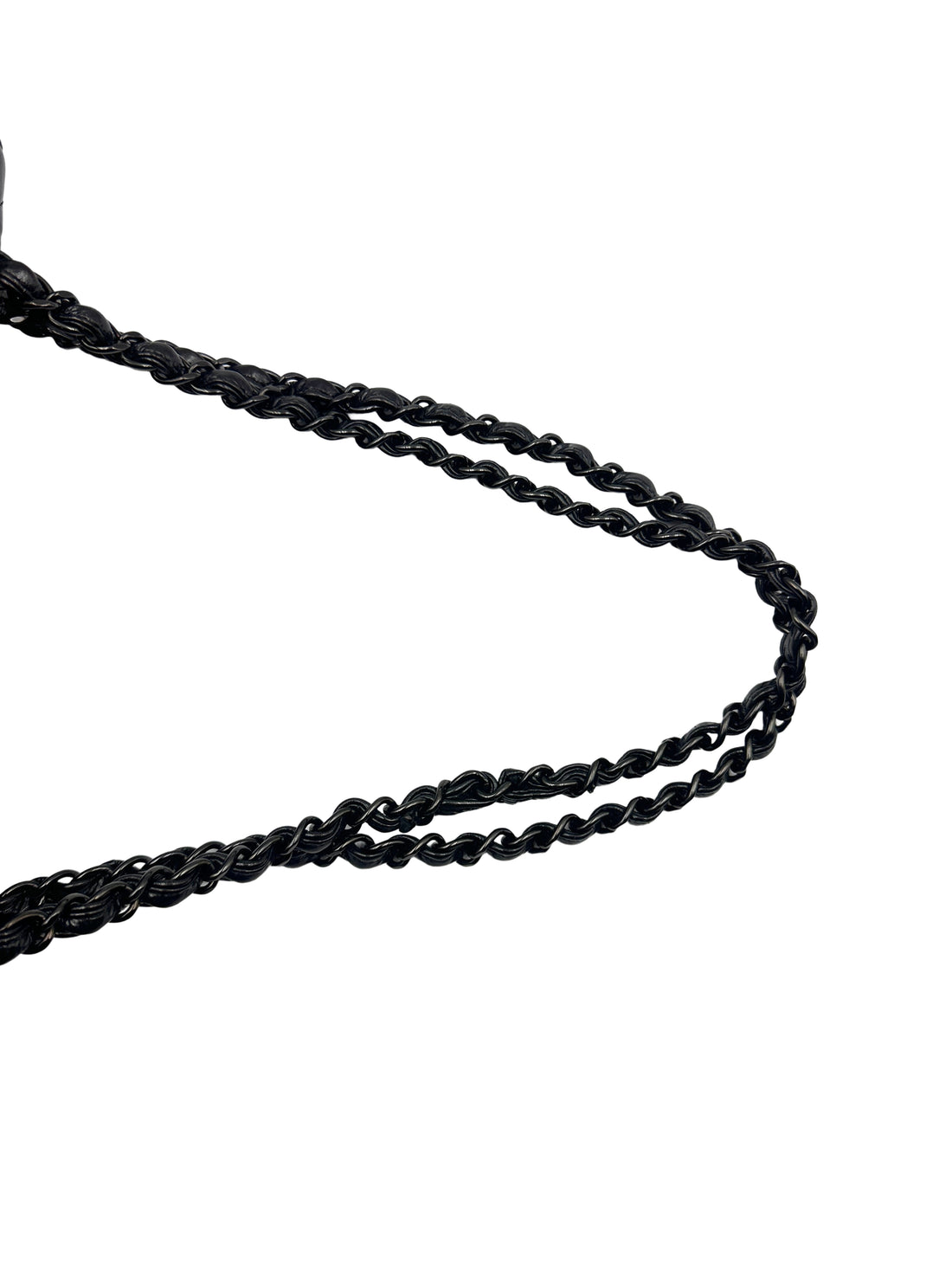 Chanel CF So Black V-Stitch Cowhide Bag (25***17) CC923