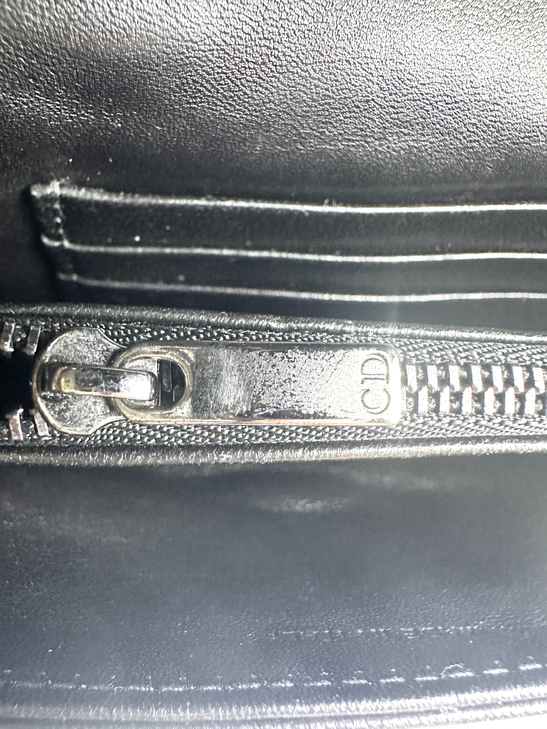 Dior Black Caro WOC Canvas Chain Bag DR350