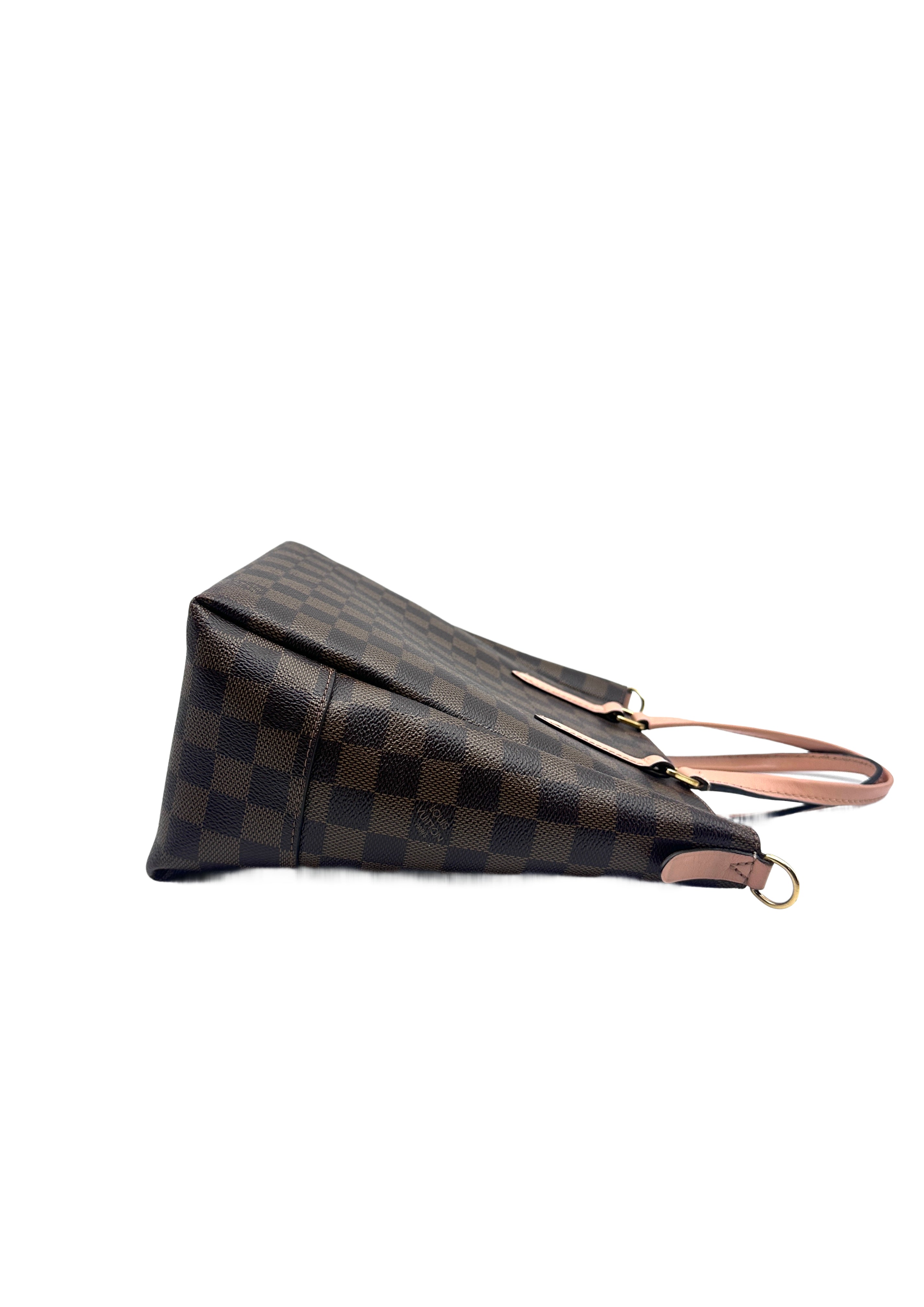 Louis Vuitton Vertical Tote Bag in Brown Checkered Pattern LV1425