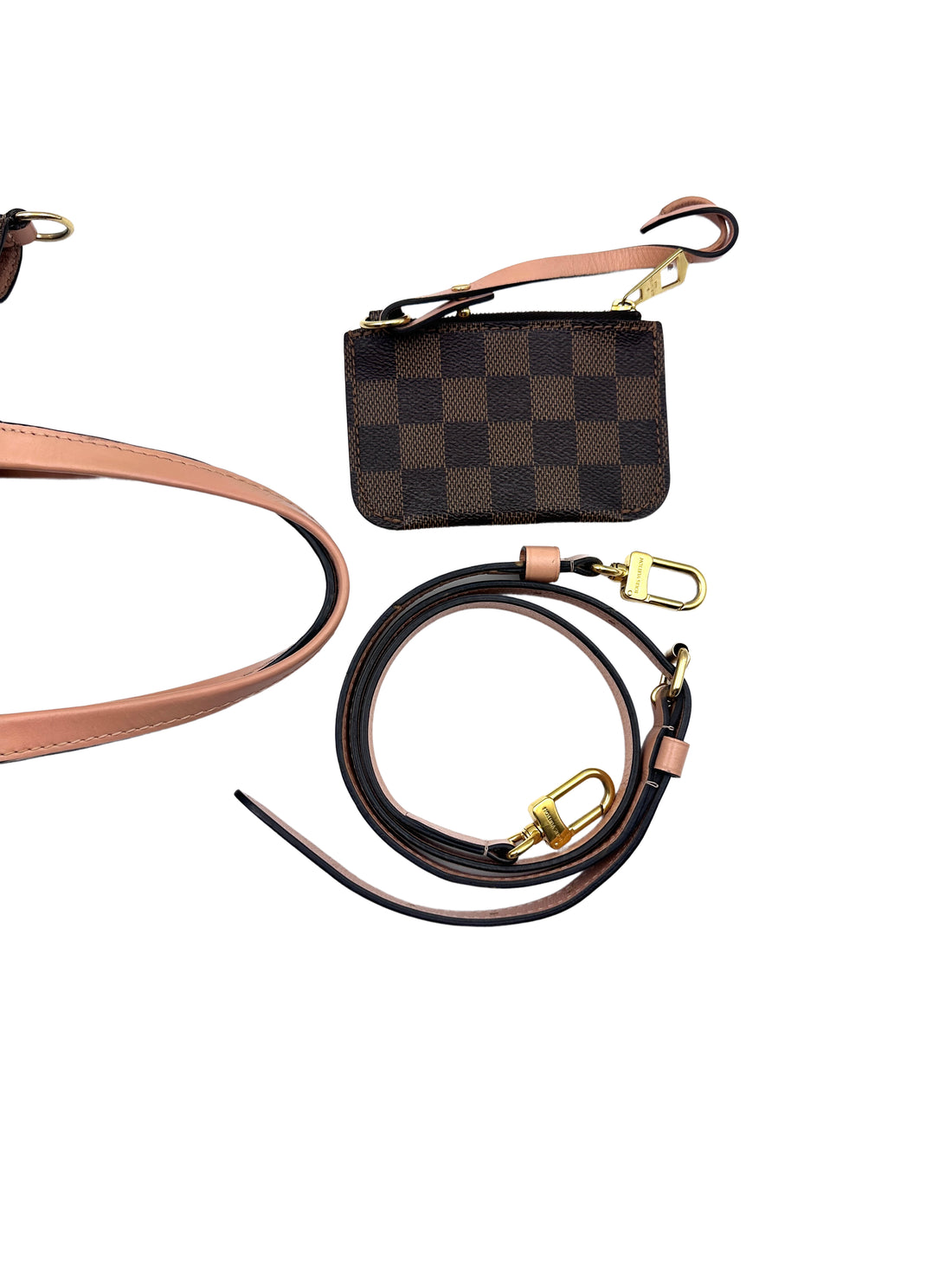 Louis Vuitton Vertical Tote Bag in Brown Checkered Pattern LV1425