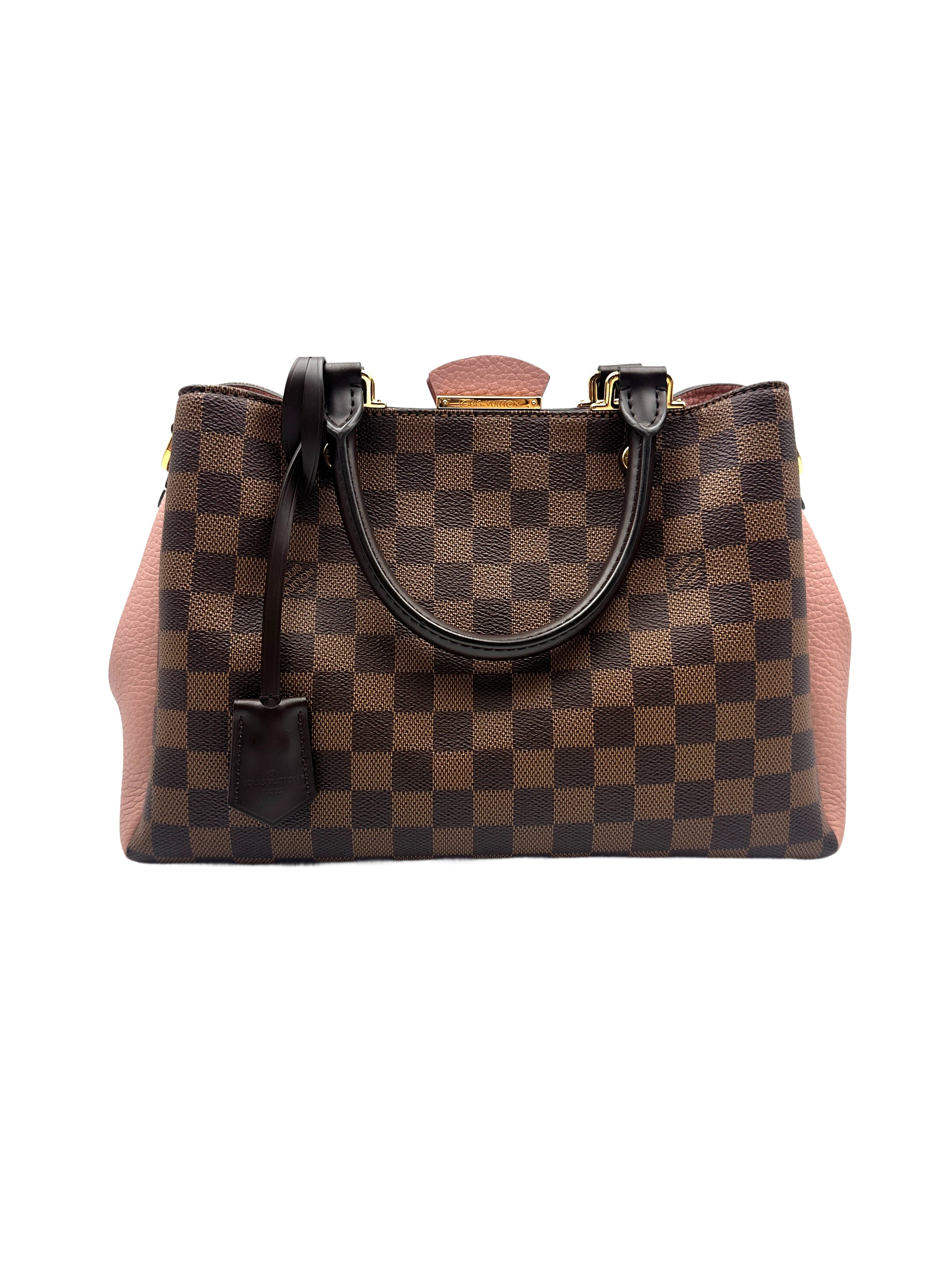Louis Vuitton Brittany Normandy Check Handbag  Pink LV1422