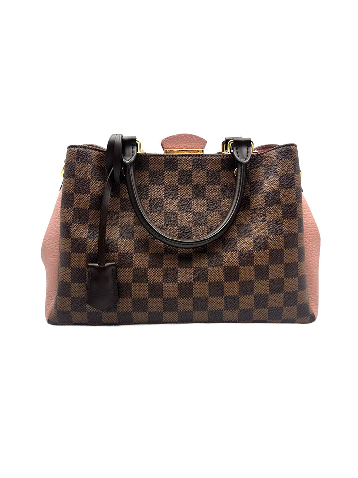 Louis Vuitton Brittany Normandy Check Handbag  Pink LV1422