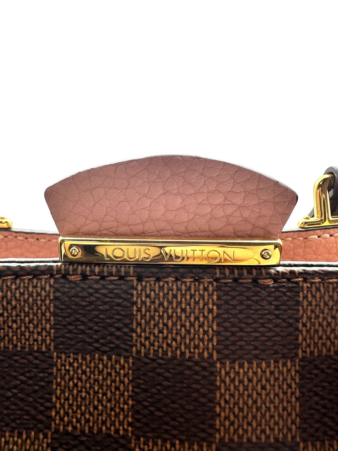 Louis Vuitton Brittany Normandy Check Handbag  Pink LV1422
