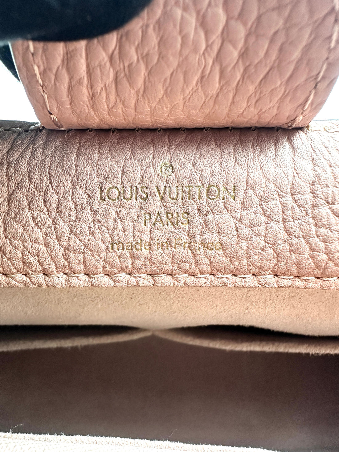 Louis Vuitton Brittany Normandy Check Handbag  Pink LV1422