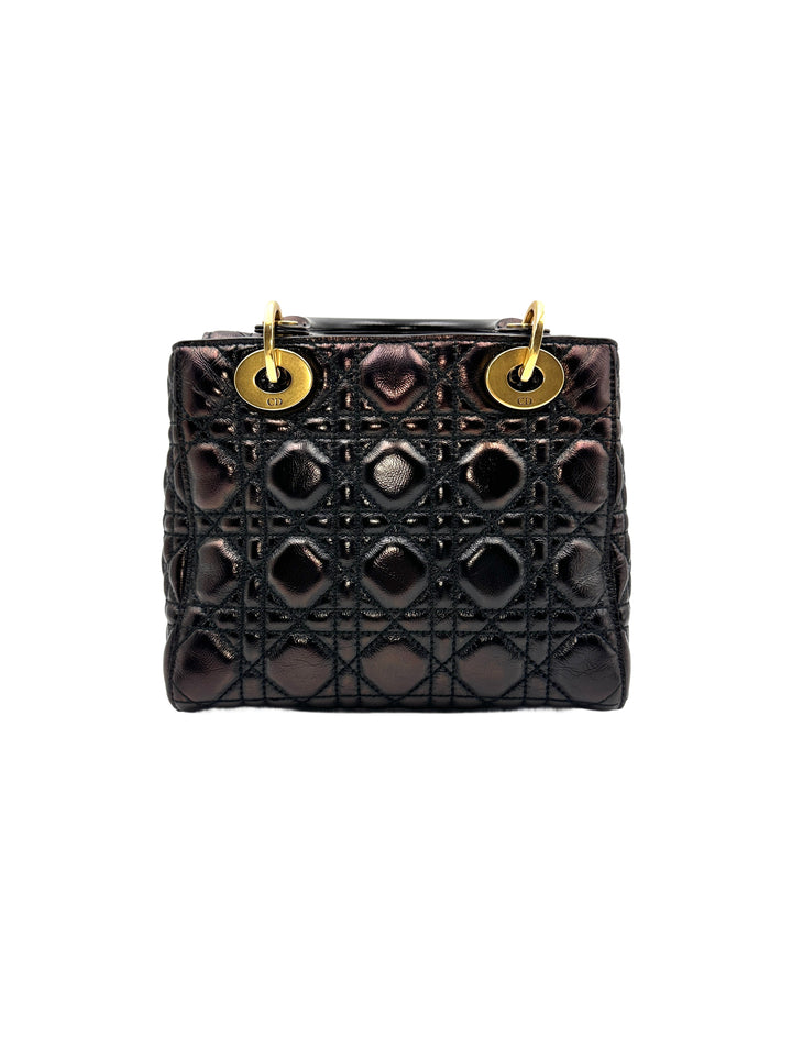 Christian Dior Lady Dior Cannage Handbag Black DR352