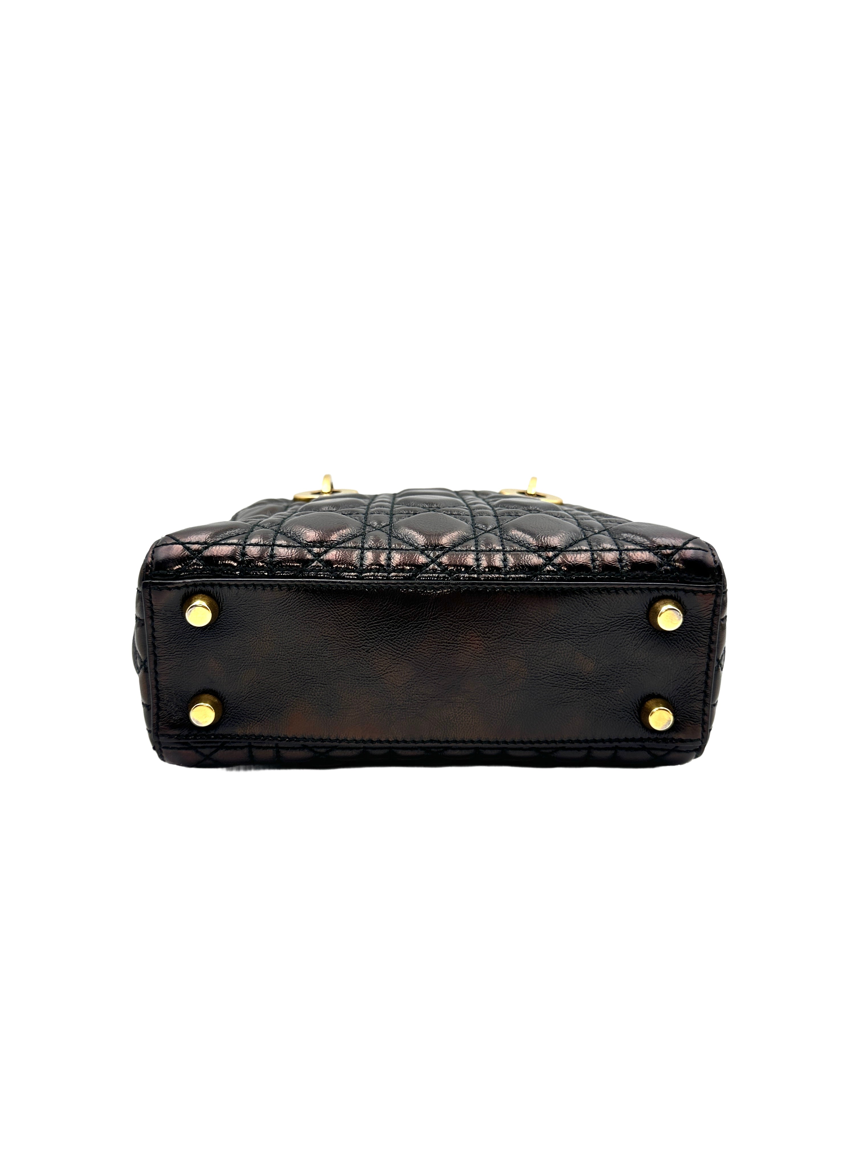 Christian Dior Lady Dior Cannage Handbag Black DR352