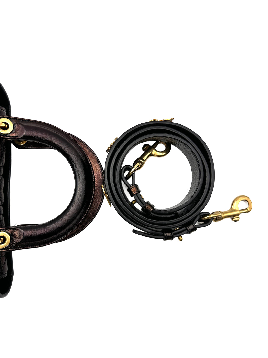 Christian Dior Lady Dior Cannage Handbag Black DR352