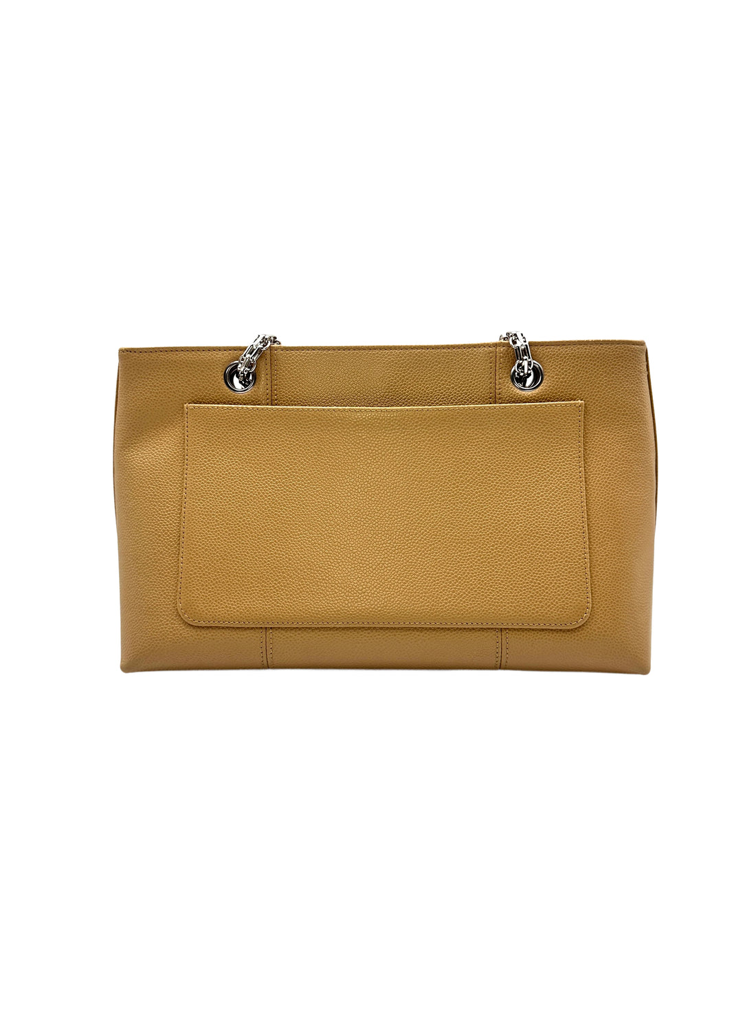 Chanel Caviar Mademoiselle Chain Tote Bag Camel (62***17) CC937
