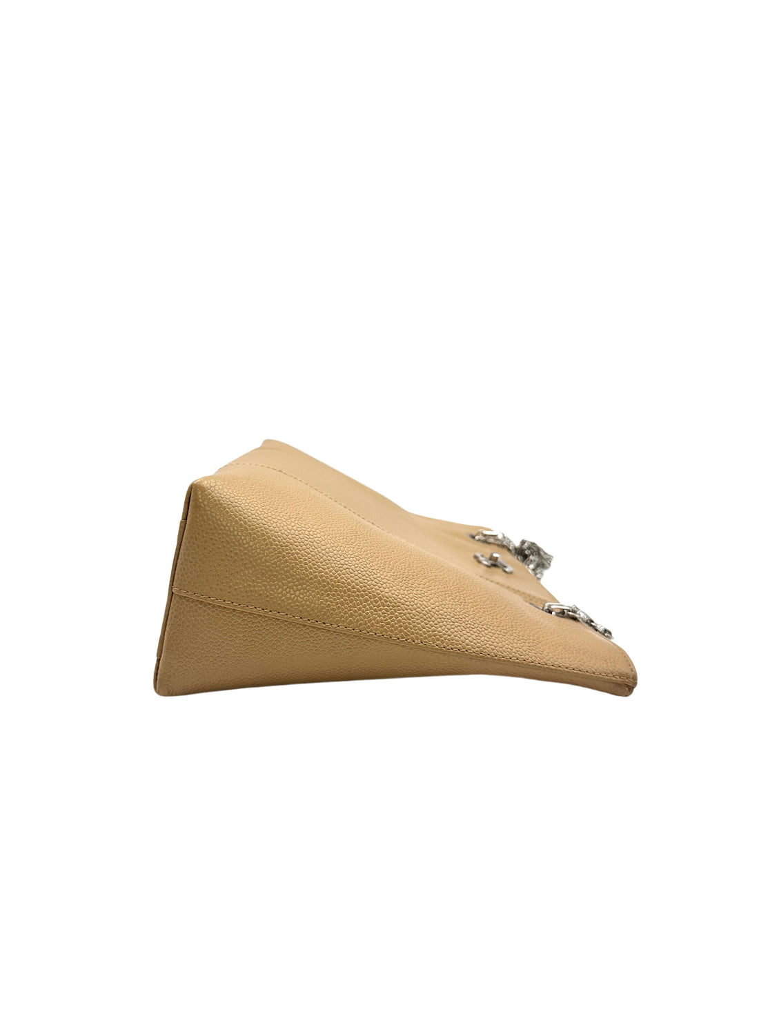 Chanel Caviar Mademoiselle Chain Tote Bag Camel (62***17) CC937