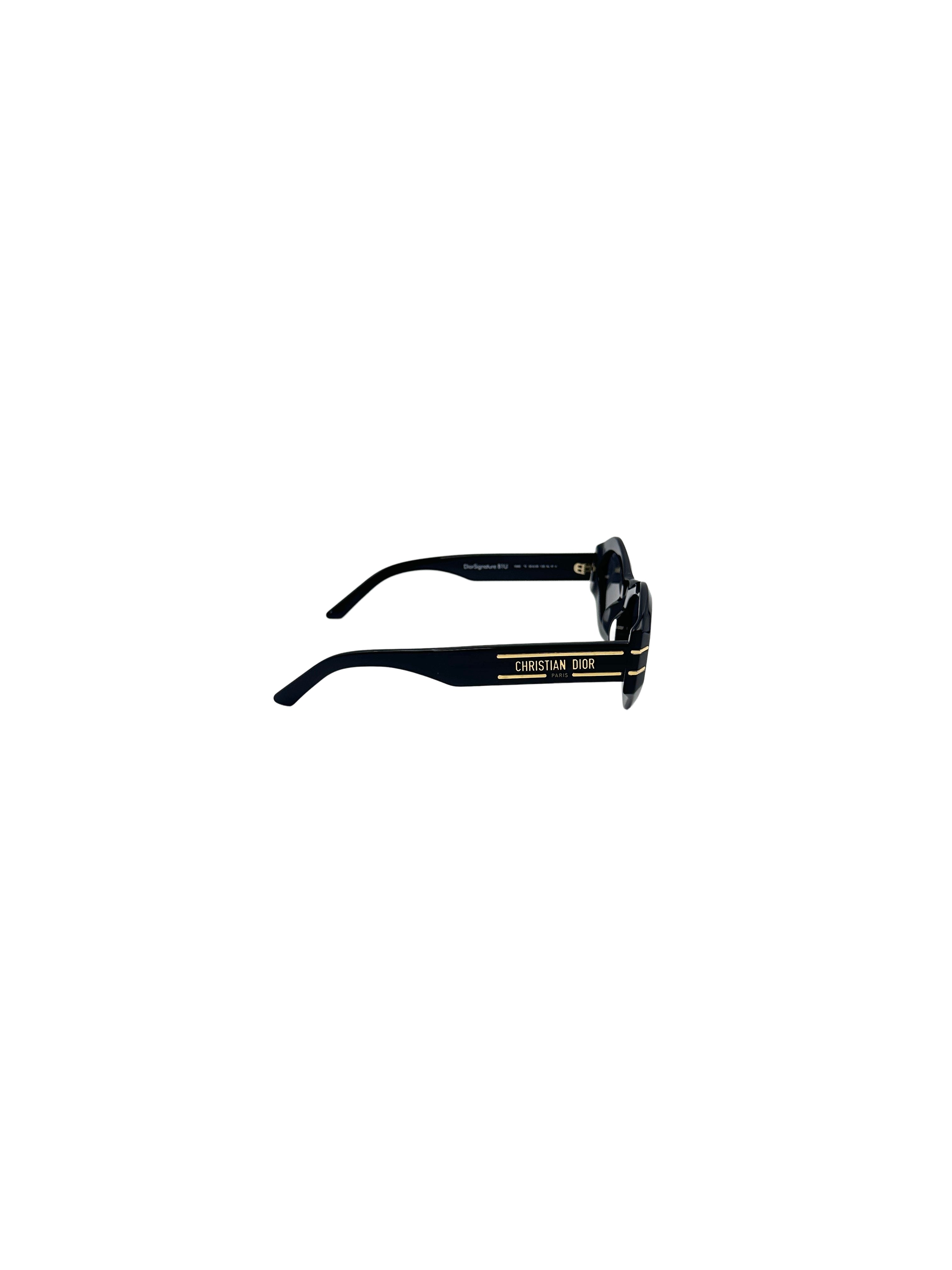 Dior DiorSignature B1U Black Butterfly Sunglasses DOG01
