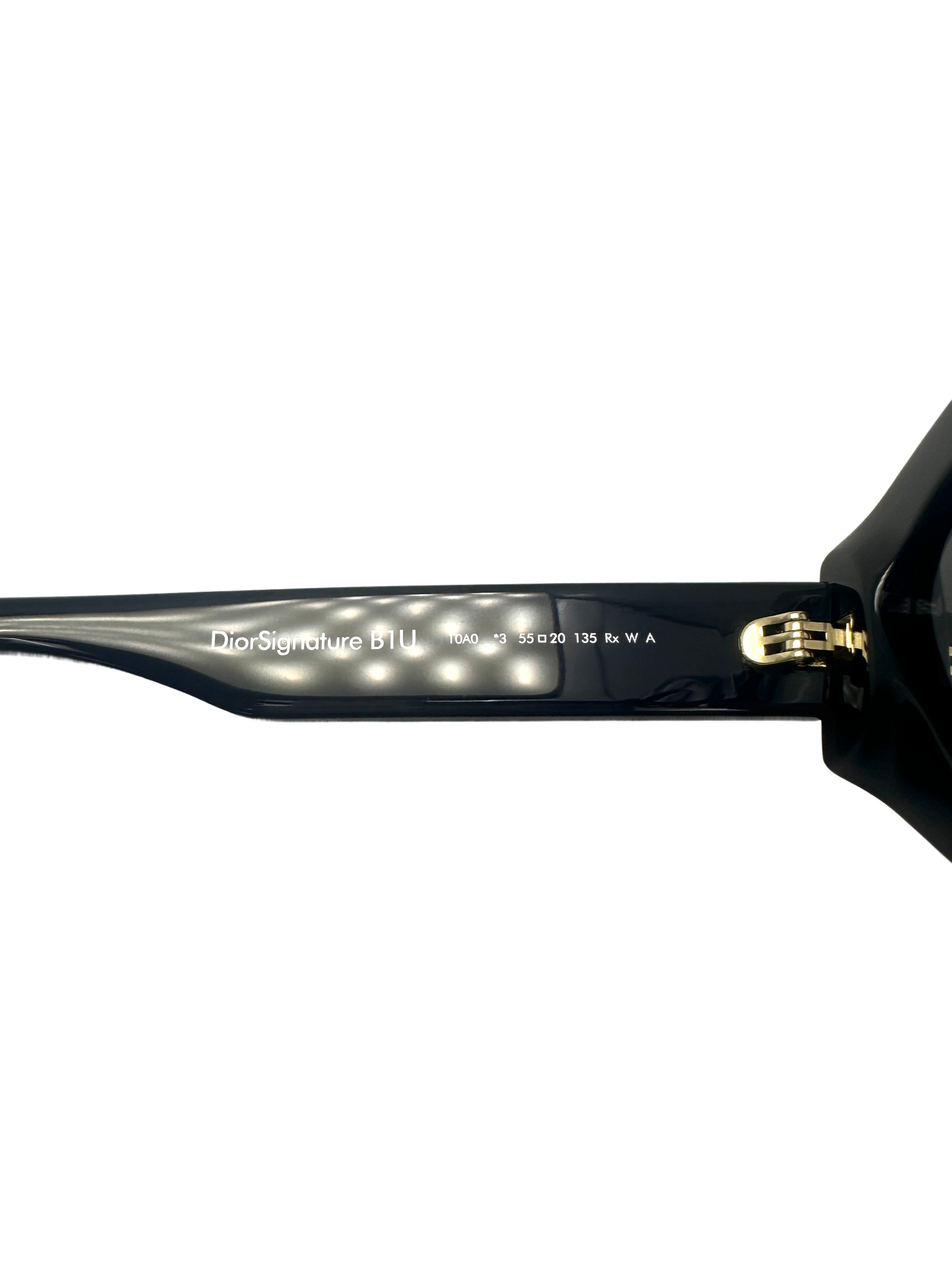 Dior DiorSignature B1U Black Butterfly Sunglasses DOG01