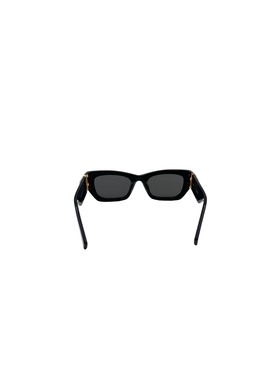 Miu Miu SMU09W Acetate Rectangle Sunglasses Black MMG03