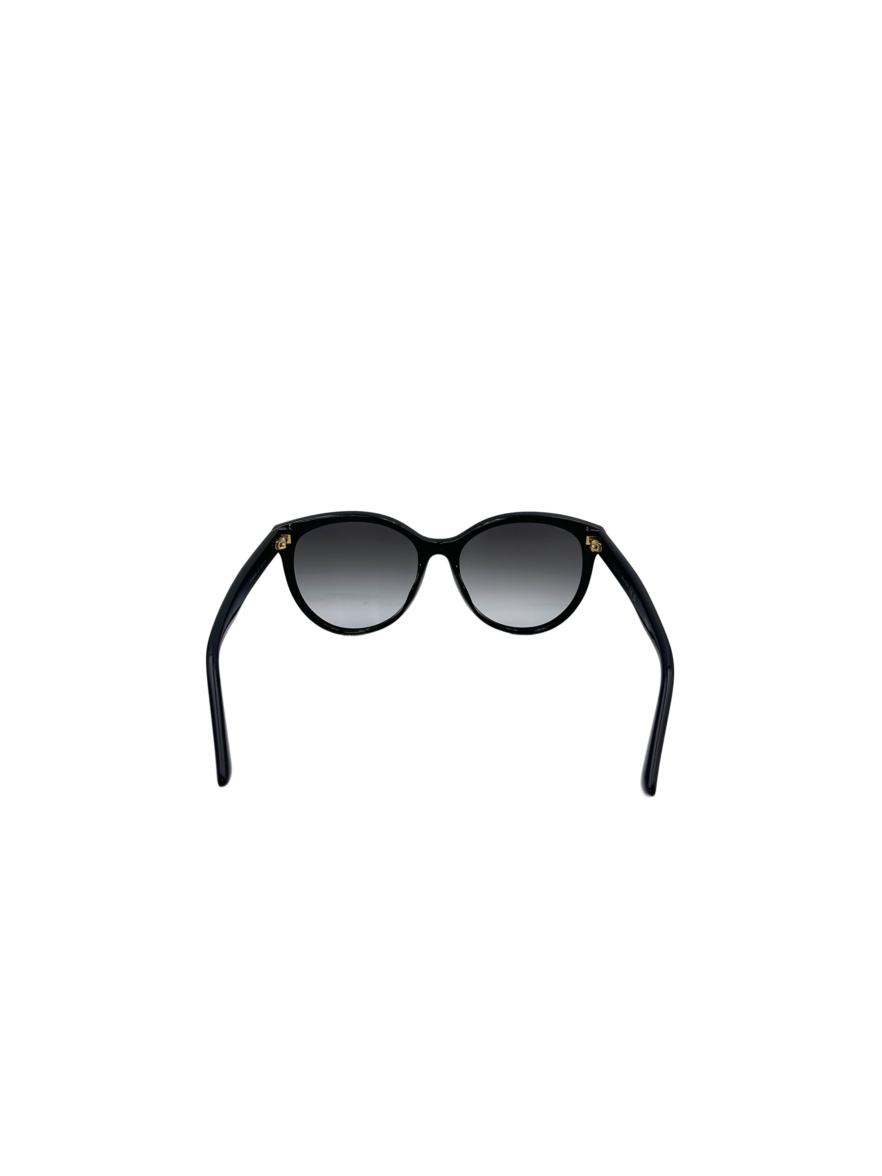 Gucci GG0636SK 001 Black Fram Gray Gradien Sunglasses GGG02