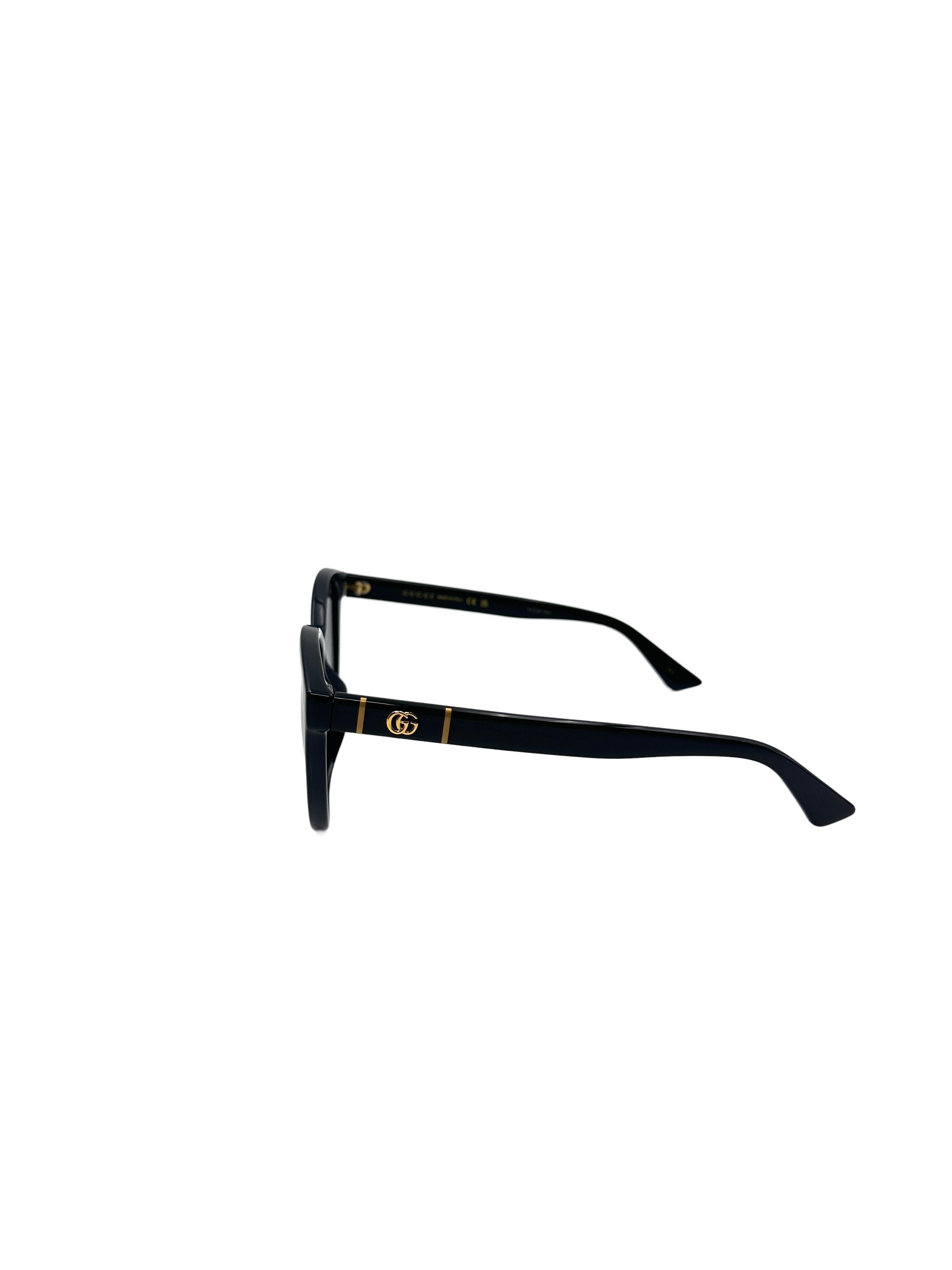 Gucci GG0636SK 001 Black Fram Gray Gradien Sunglasses GGG02