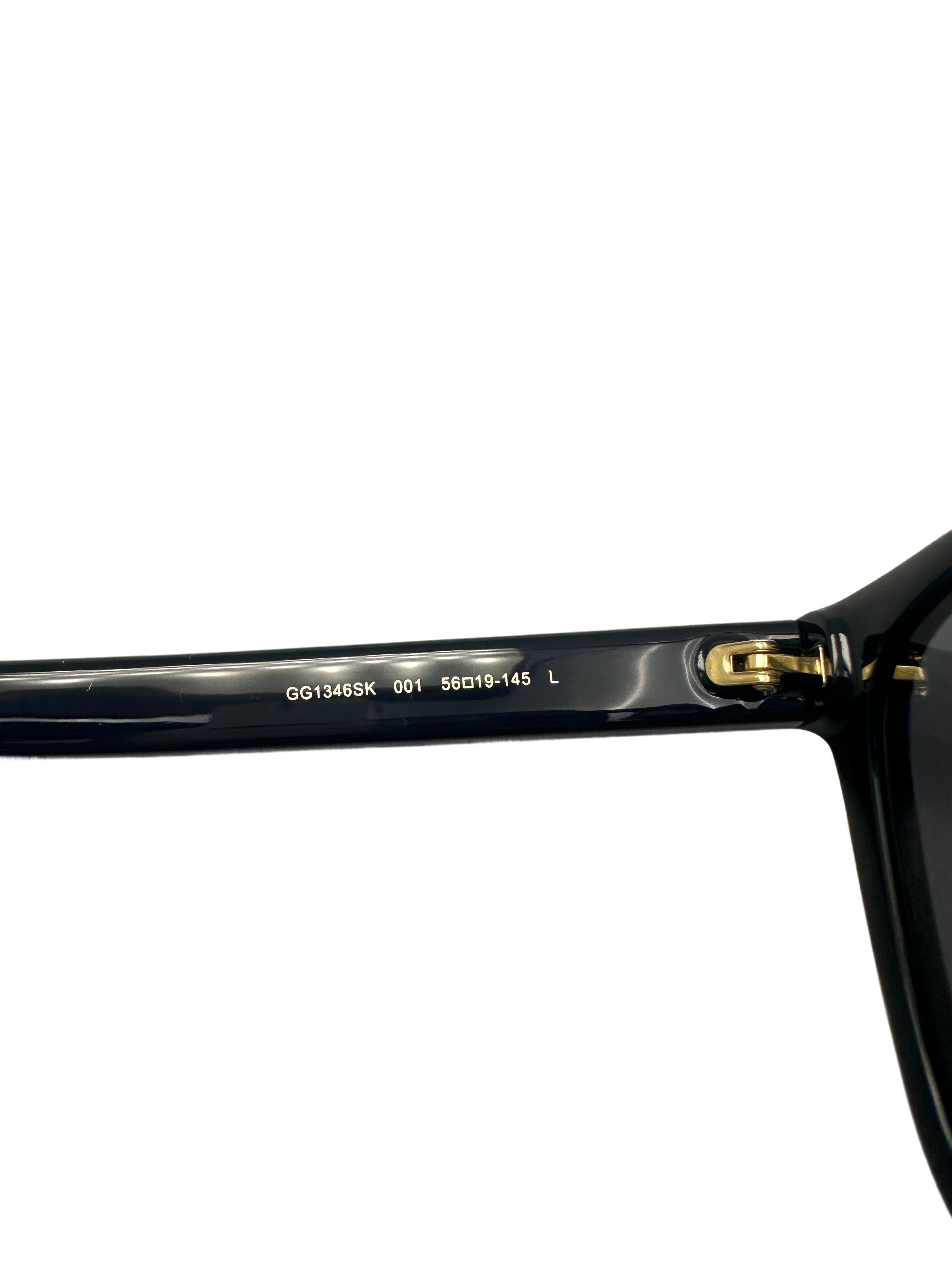 Gucci GG1346SK Black Squared Sunglasses GGG04