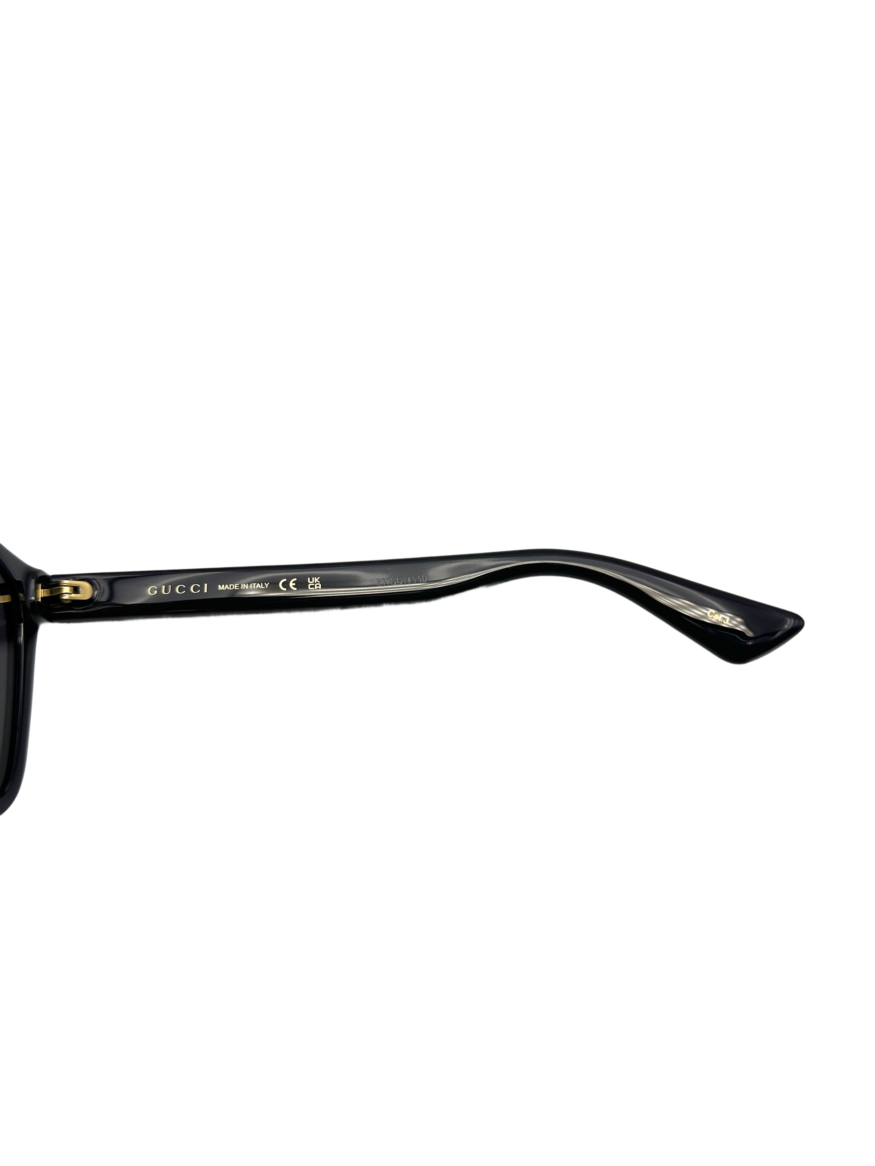 Gucci GG1346SK Black Squared Sunglasses GGG04