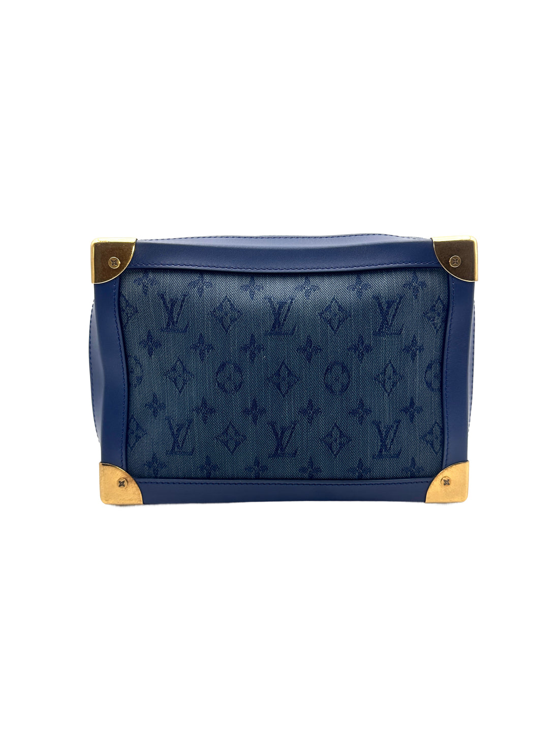 Louis Vuitton Monogram Denim Soft Trunk Shoulder Bag LV1440