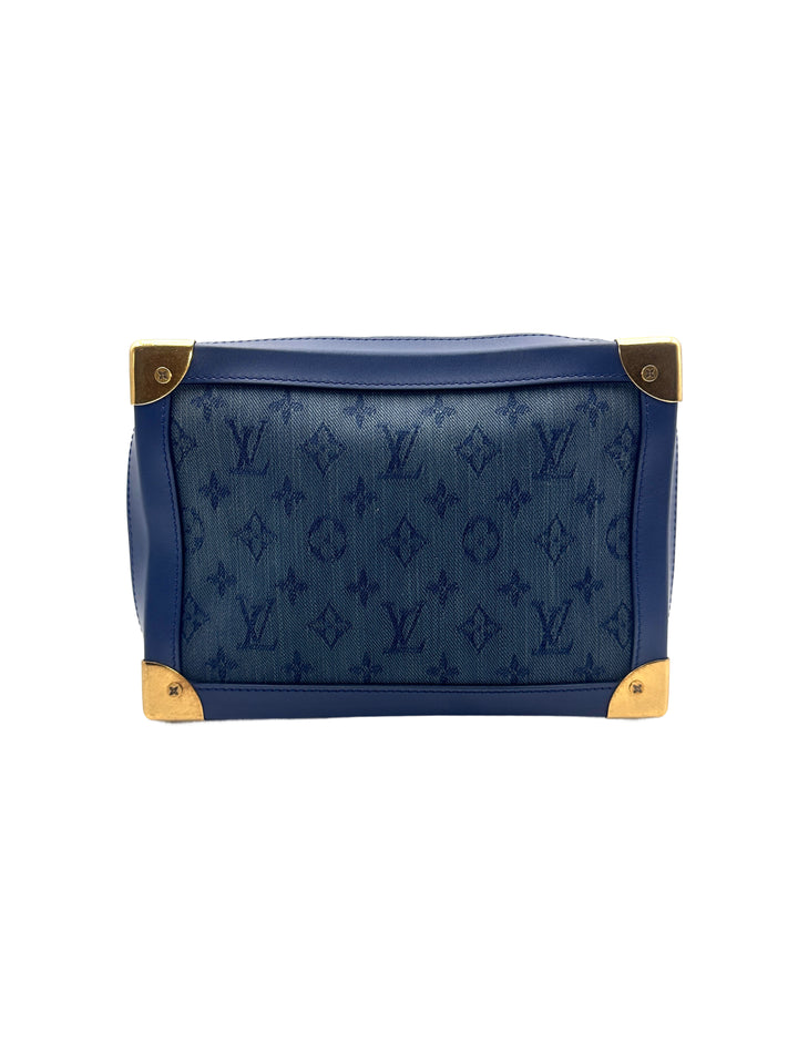 Louis Vuitton Monogram Denim Soft Trunk Shoulder Bag LV1440