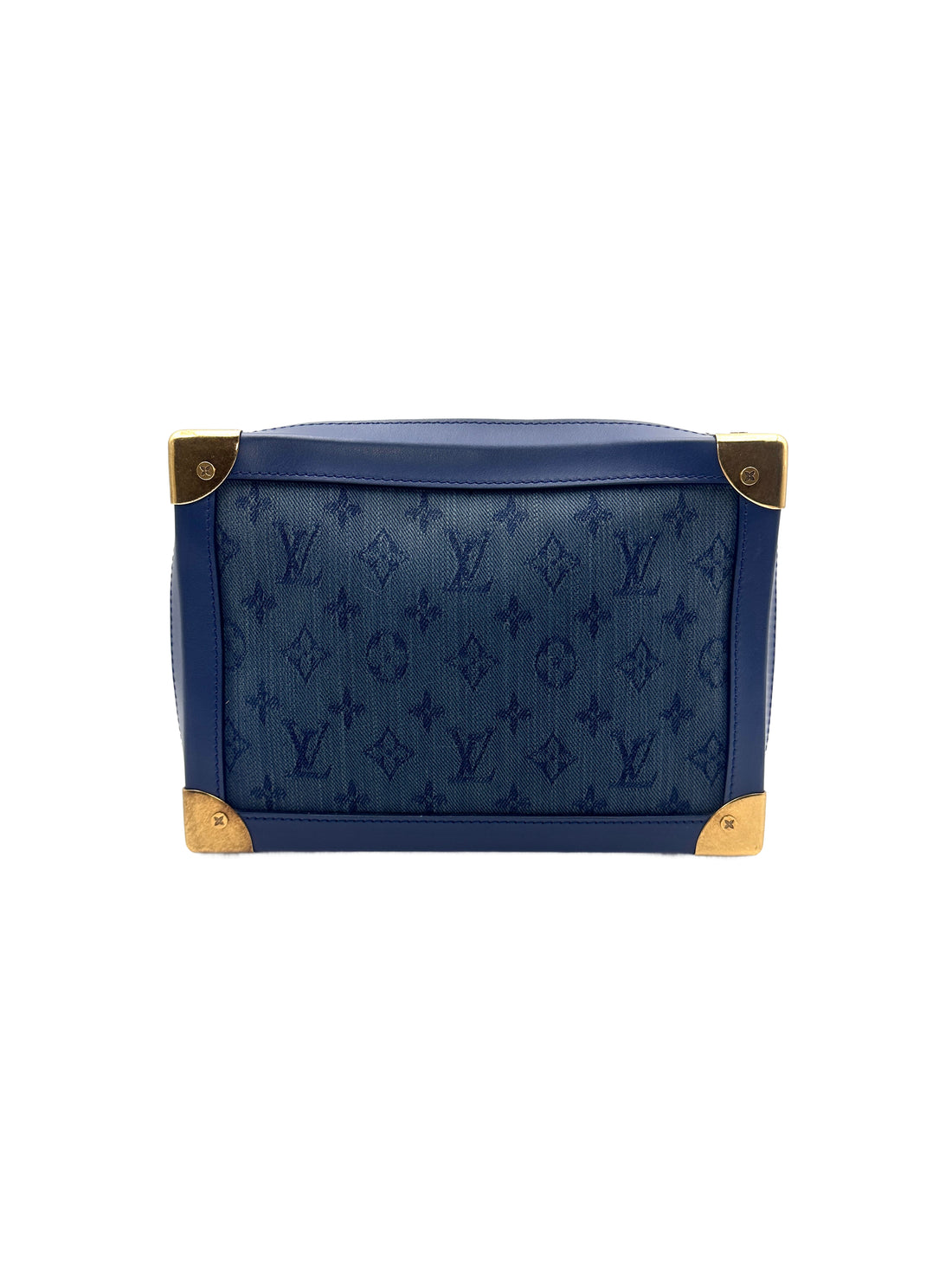 Louis Vuitton Monogram Denim Soft Trunk Shoulder Bag LV1440