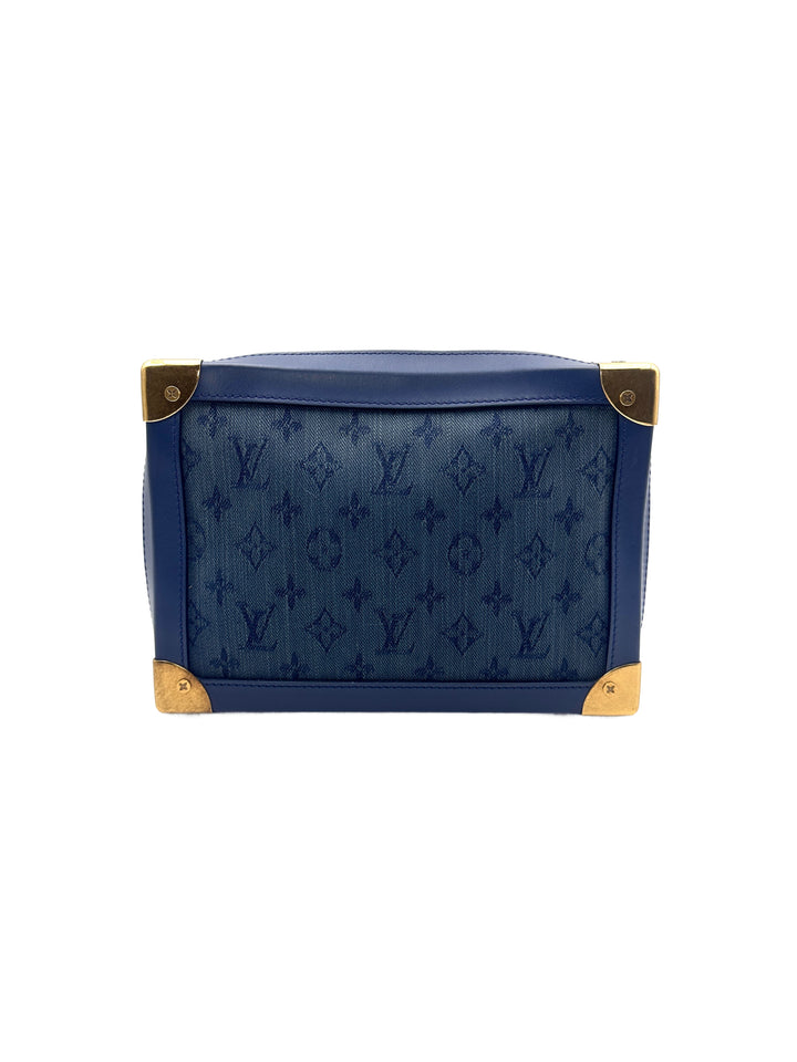 Louis Vuitton Monogram Denim Soft Trunk Shoulder Bag LV1440
