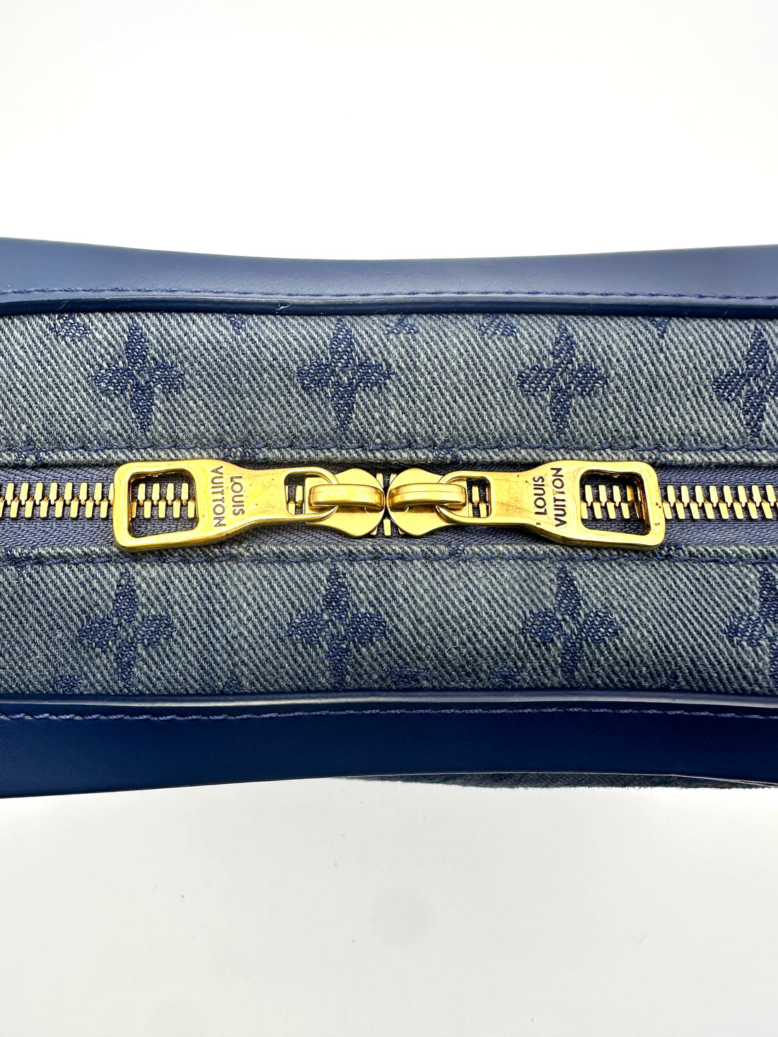 Louis Vuitton Monogram Denim Soft Trunk Shoulder Bag LV1440