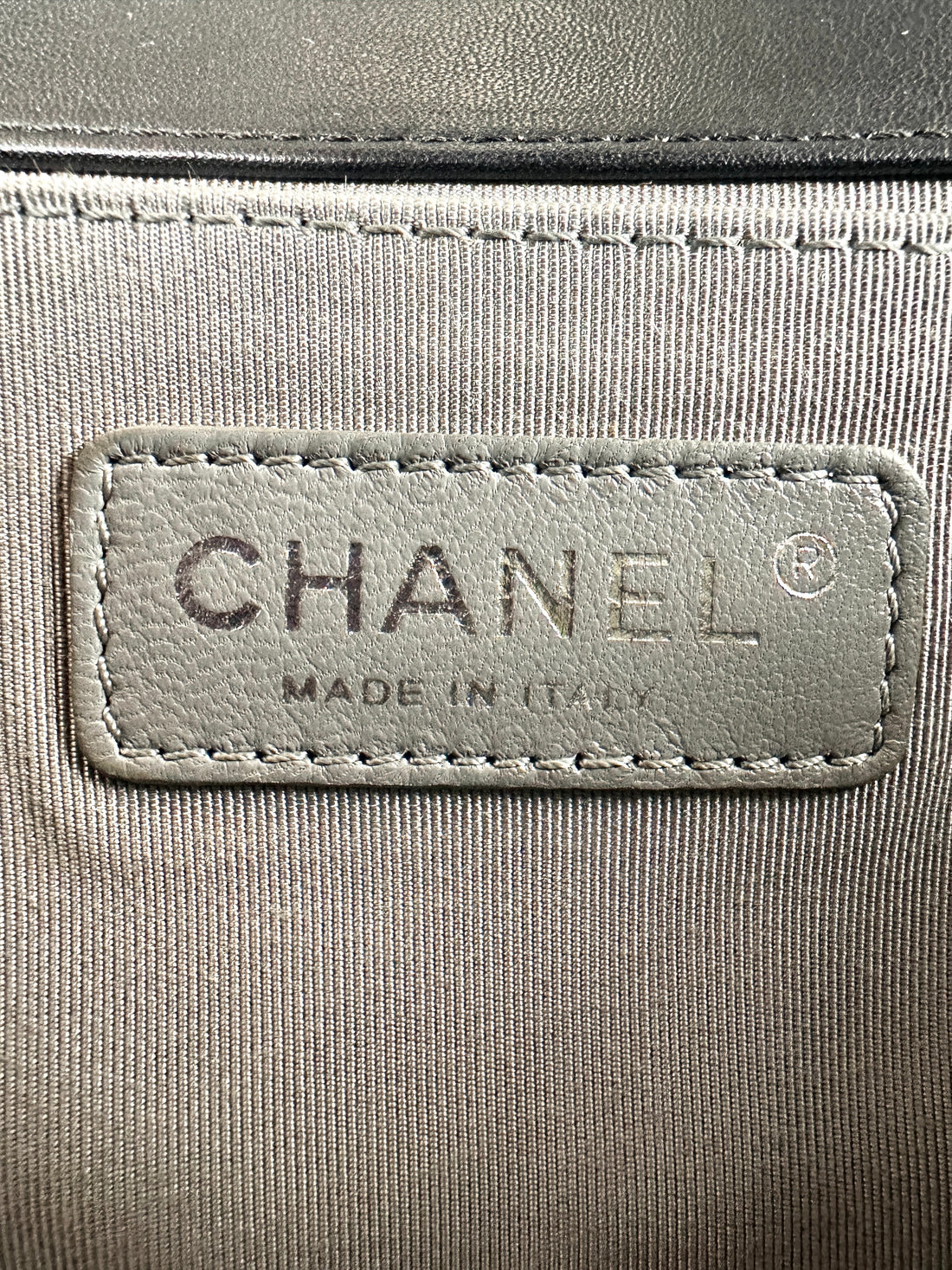 Chanel LeBoy Quilted Black Handbag with Antique Silver Buckle(17***14) CC950