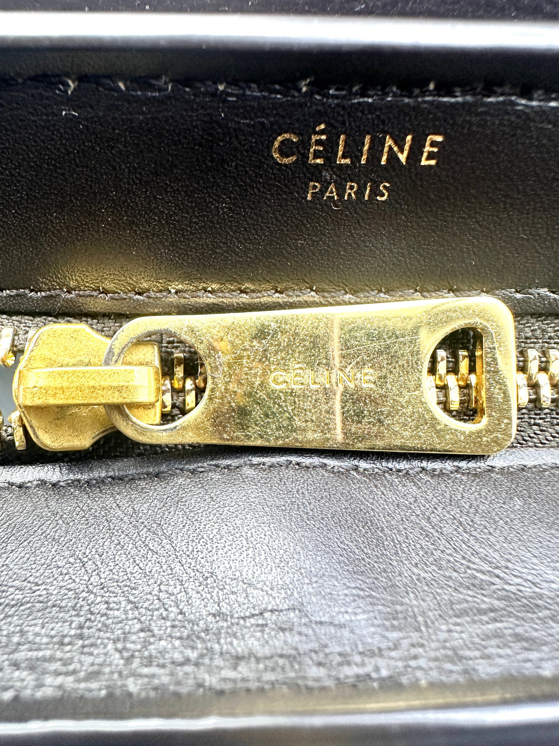 Celine Calfskin Tri-Color Trapeze Bag,Green,Black,Beige CE130