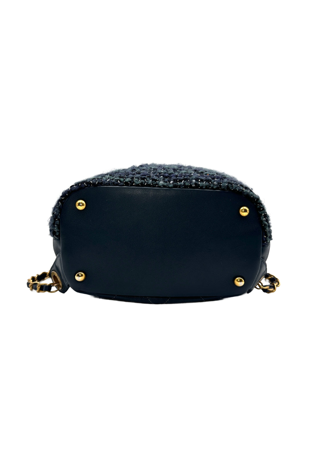 Chanel Tweed and Leather Backpack(26***13) CC1011