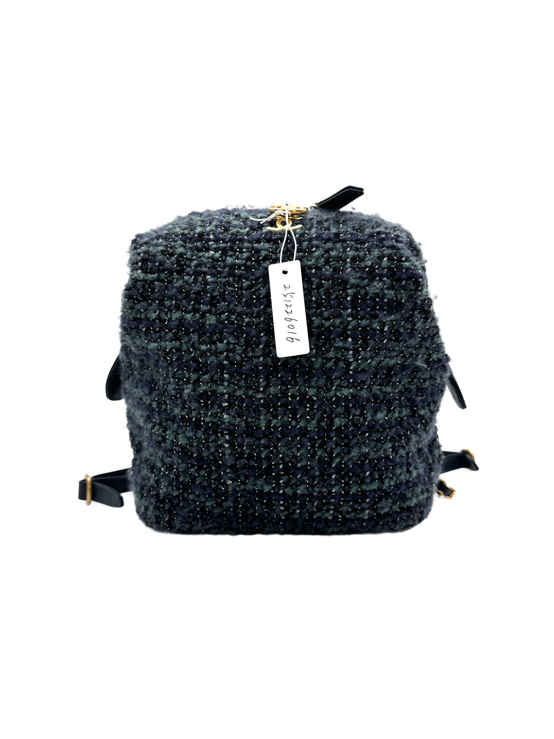 Chanel Tweed and Leather Backpack(26***13) CC1011