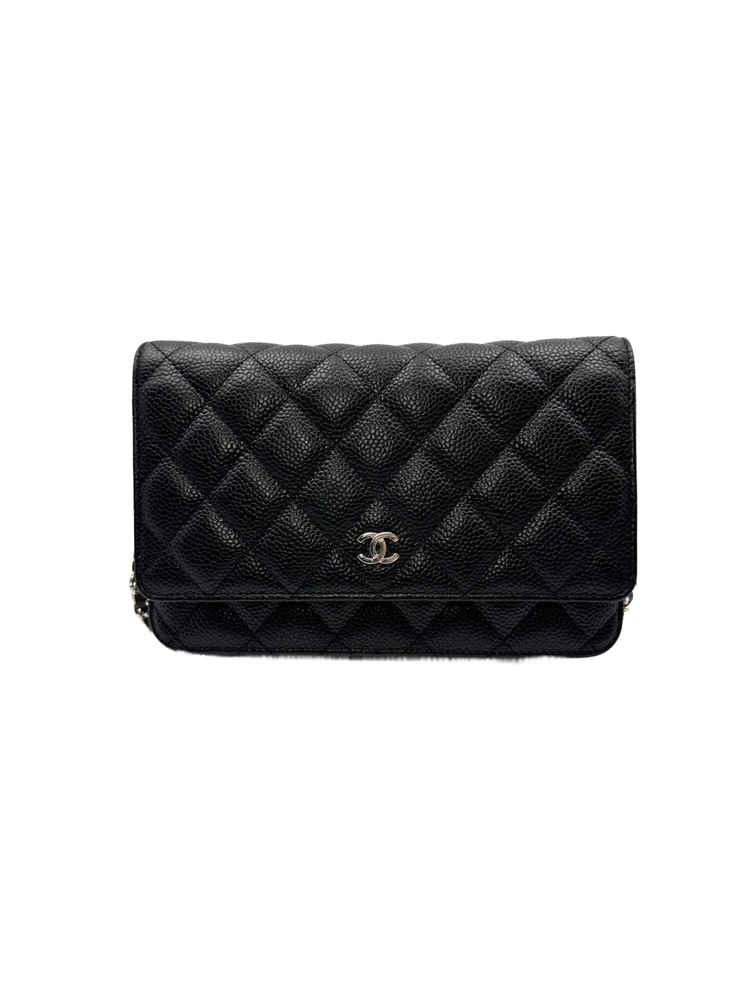 Chanel Caviar Leather Black WOC Bag(28***30) CC1017