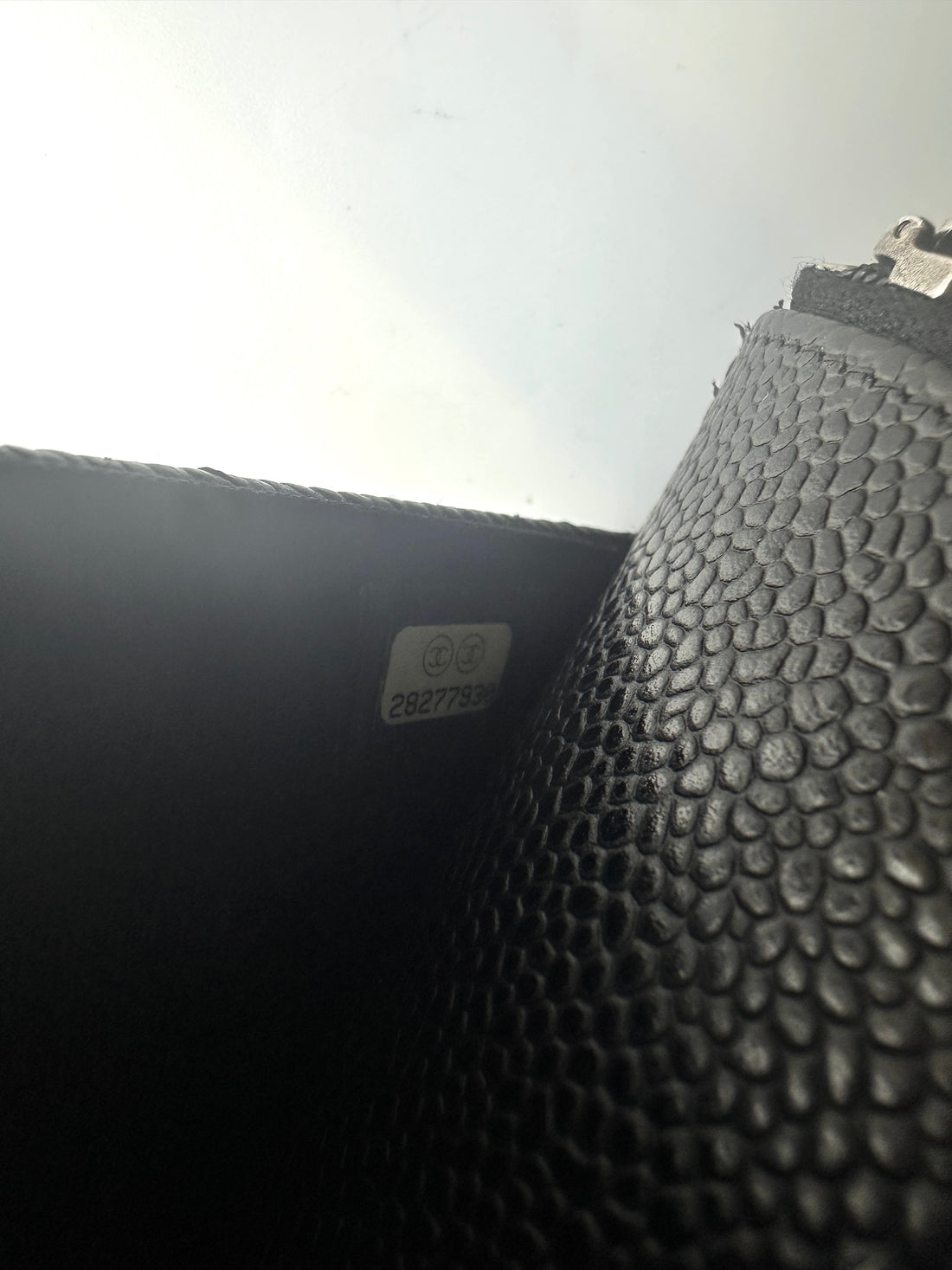 Chanel Caviar Leather Black WOC Bag(28***30) CC1017