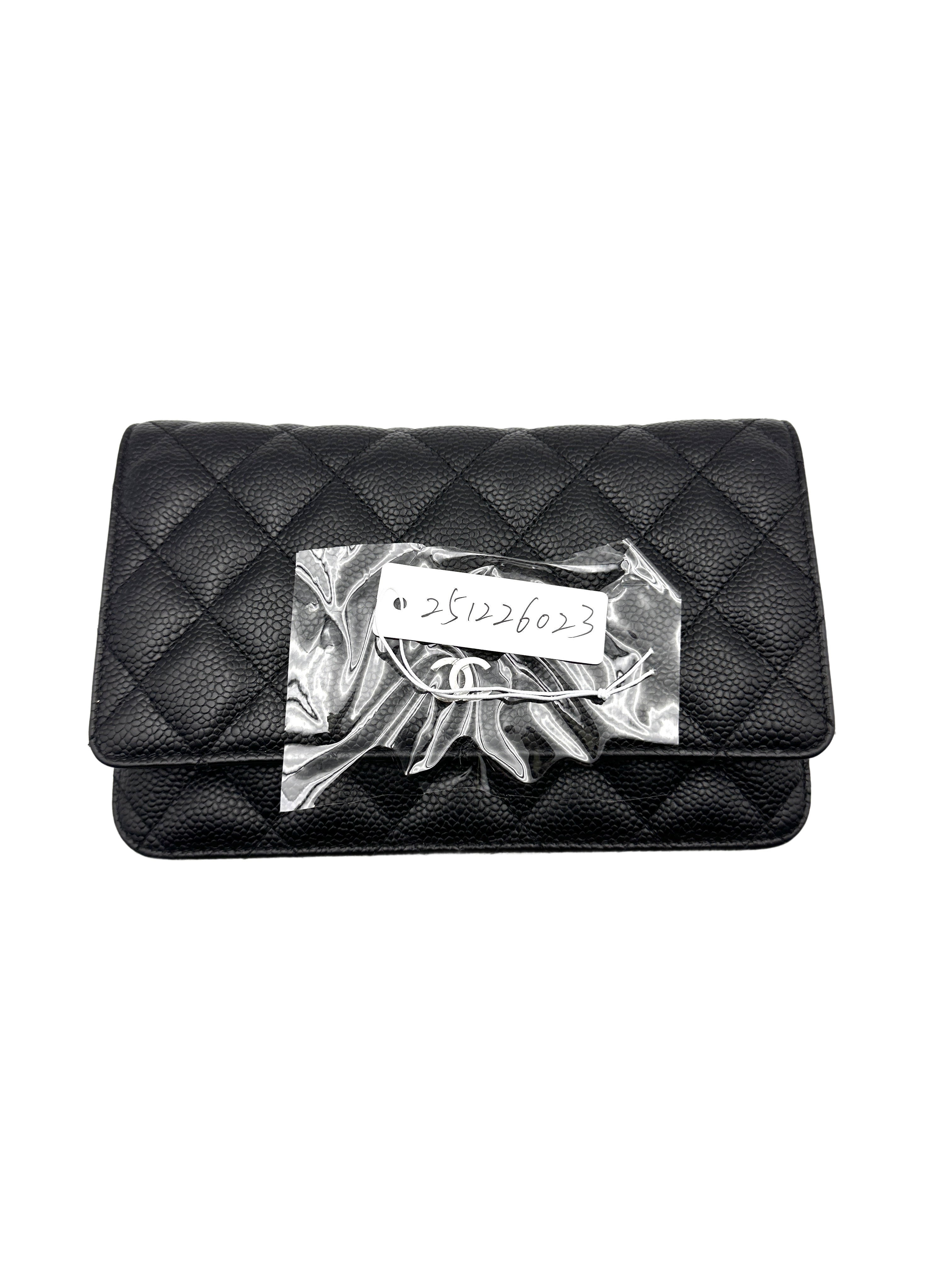 Chanel Caviar Leather Black WOC Bag(28***30) CC1017