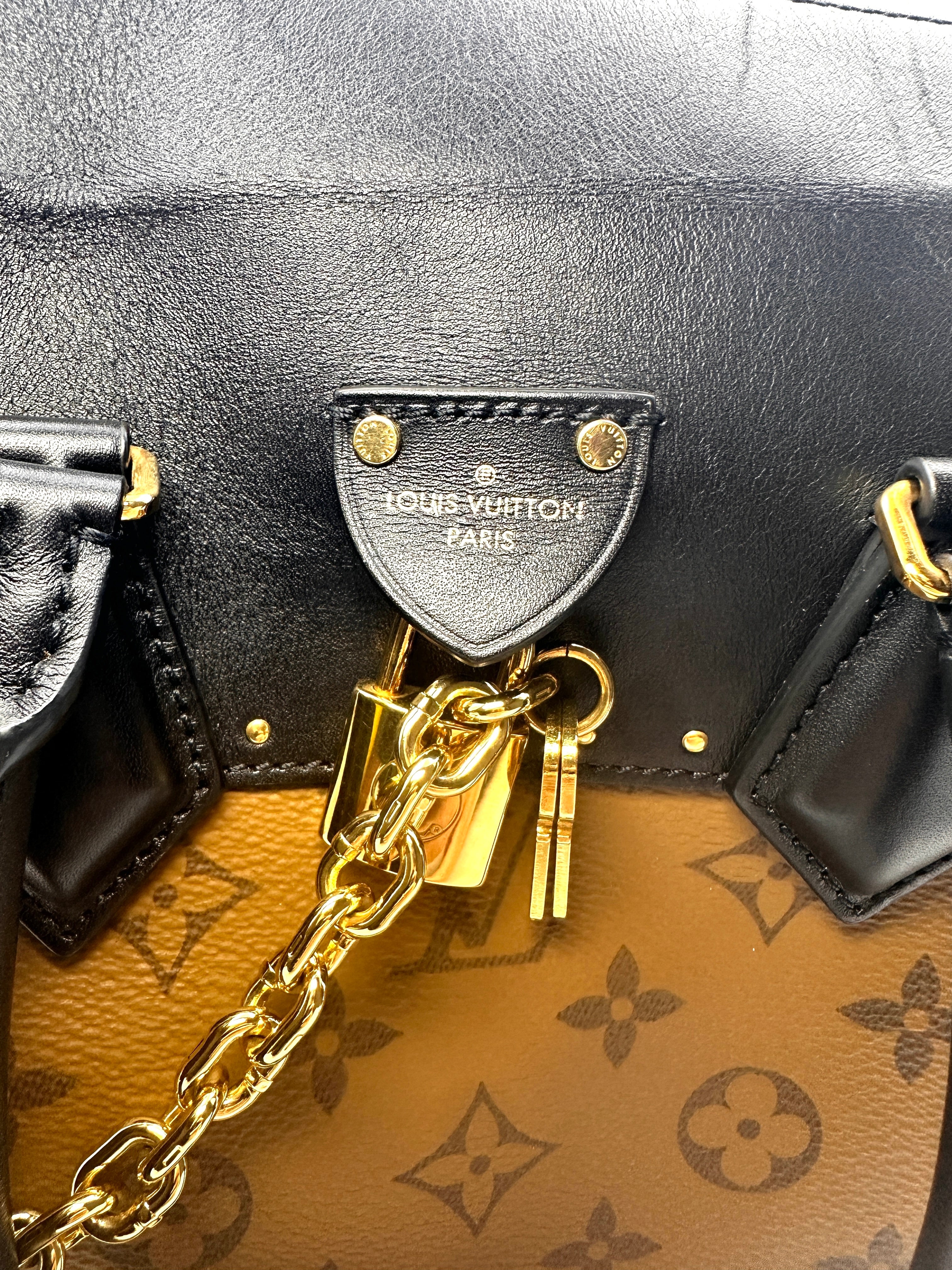 Louis Vuitton City Malle MM Monogram Reverse Canvas Handbag/Crossbody Bag  LV1448