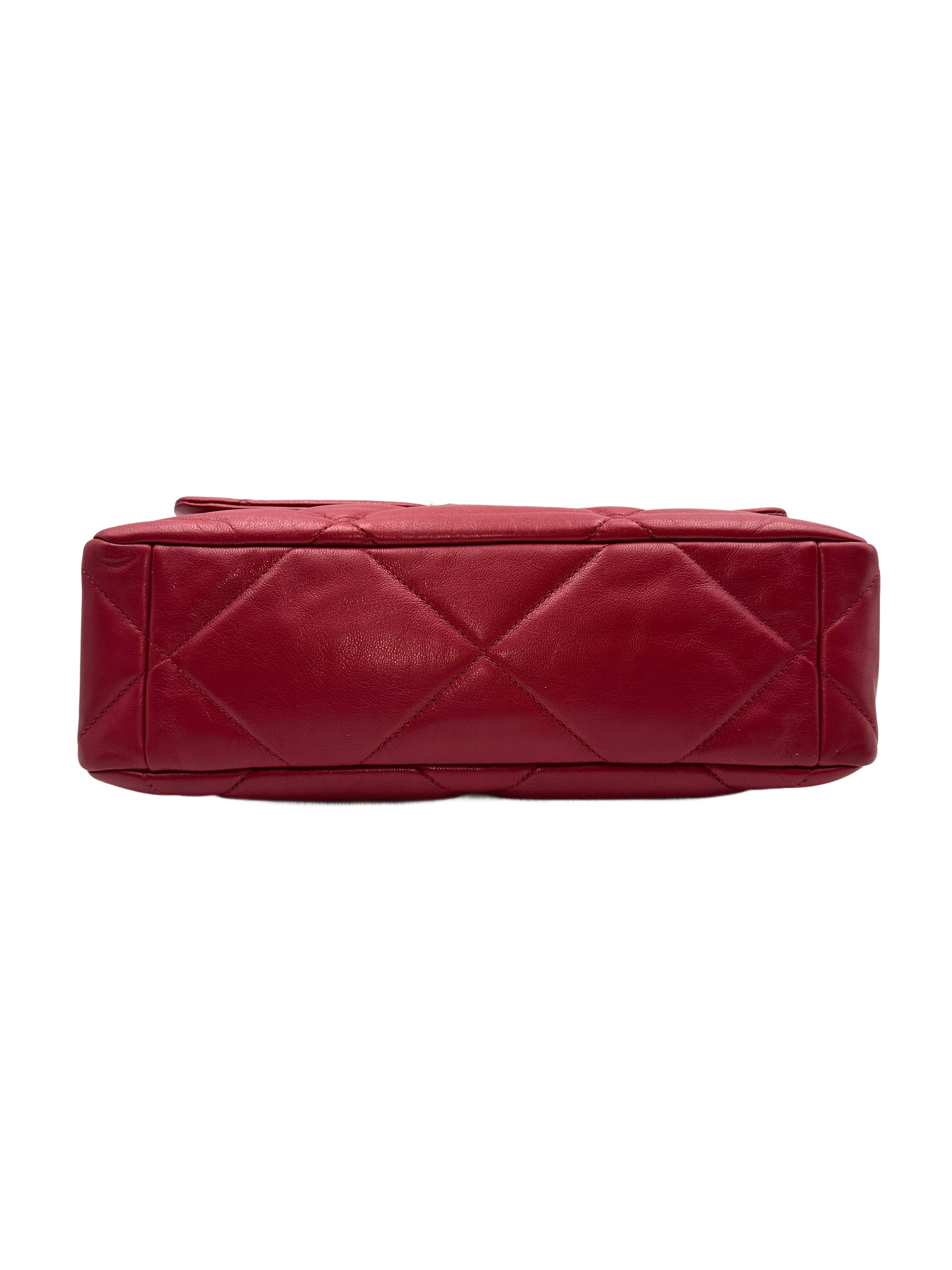 Chanel Medium 19 Flap Bag Red(30***18) CC1016