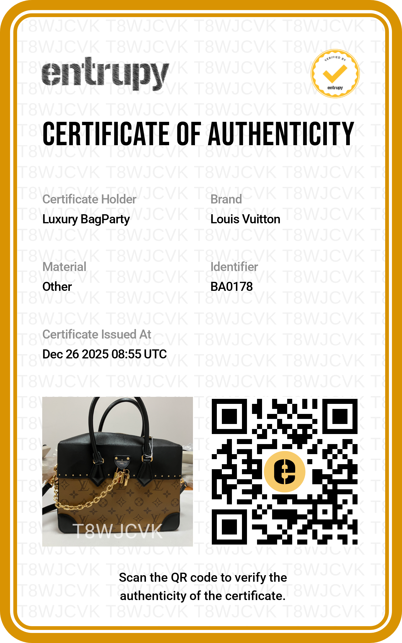 Louis Vuitton City Malle MM Monogram Reverse Canvas Handbag/Crossbody Bag  LV1448