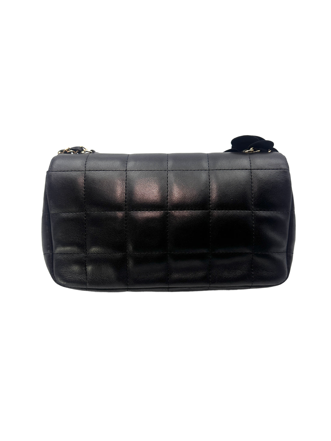 Chanel Chocolate Bar  Camellia Mini Flap Bag(13***84) CC1030