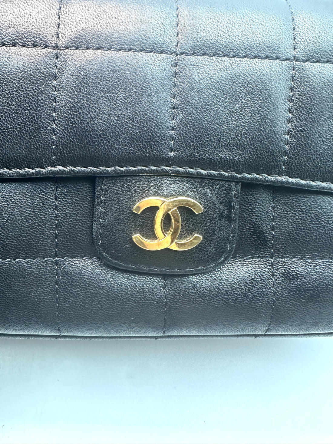 Chanel Chocolate Bar  Camellia Mini Flap Bag(13***84) CC1030