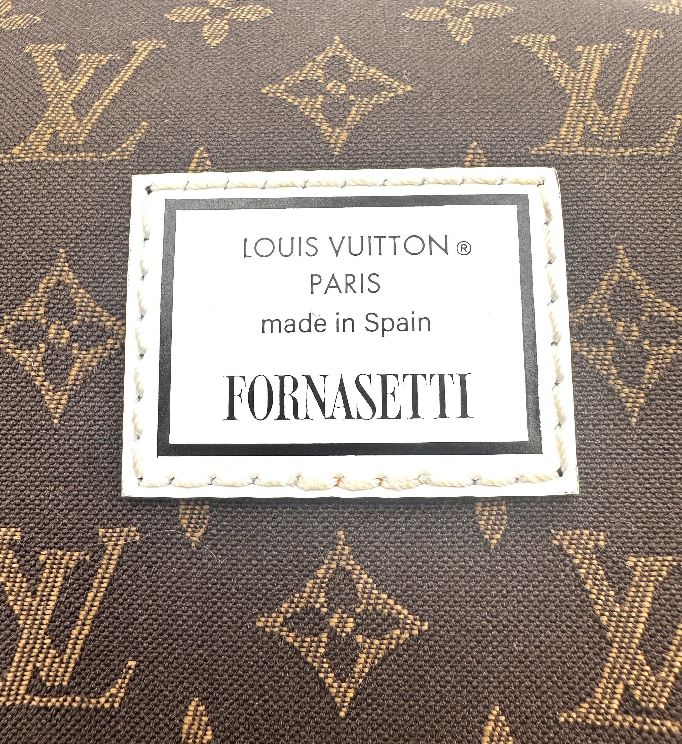 Louis Vuitton  x Fornasetti Calfskin Architettura Petit Sac Plat Black White Gold Hardware LV1451
