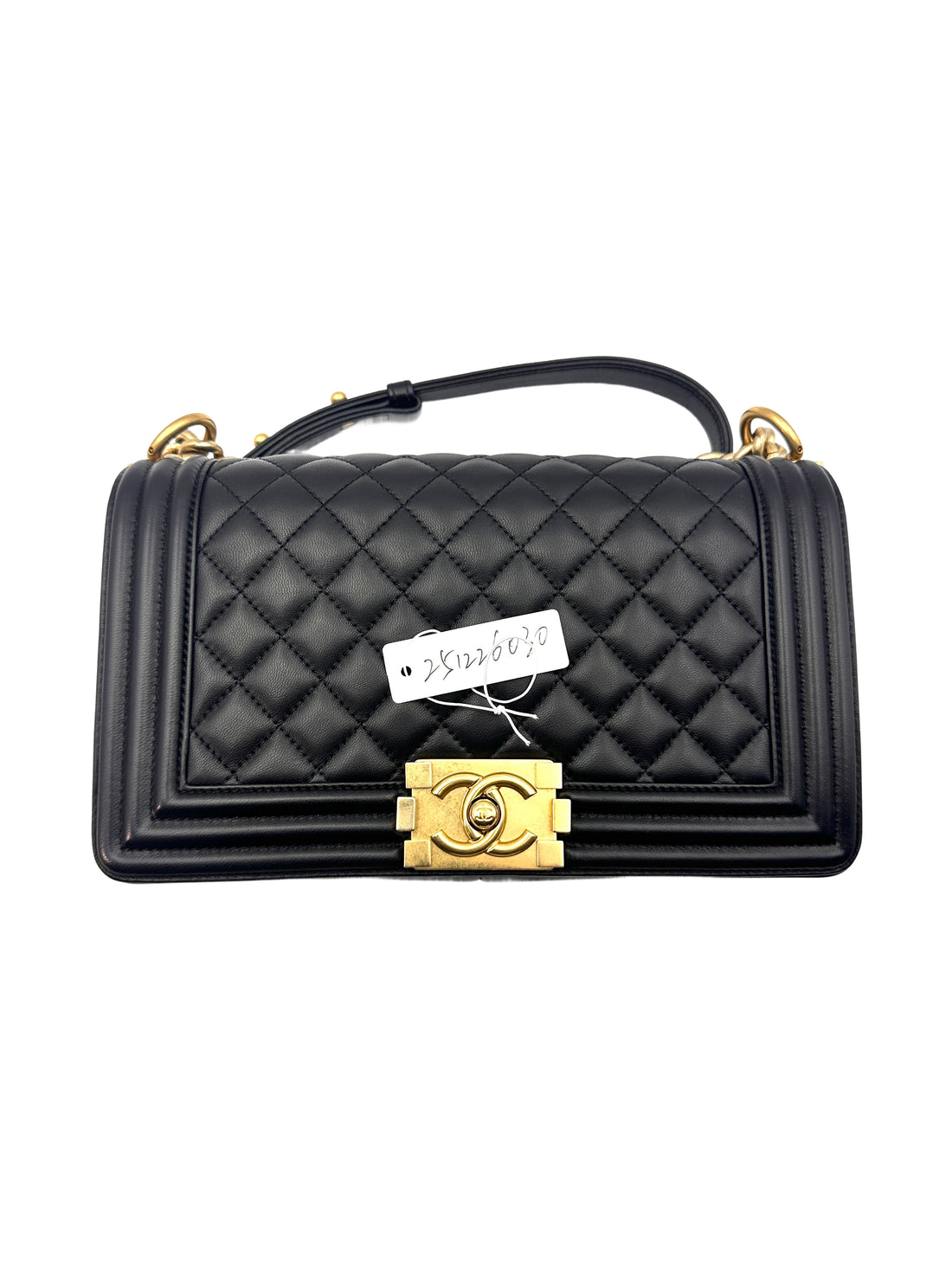 Chanel LeBoy Black Lambskin Bag (21***41) CC1032