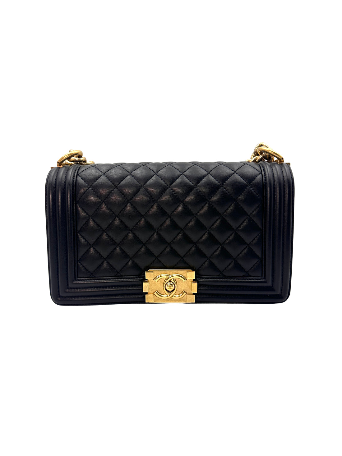 Chanel LeBoy Black Lambskin Bag (21***41) CC1032