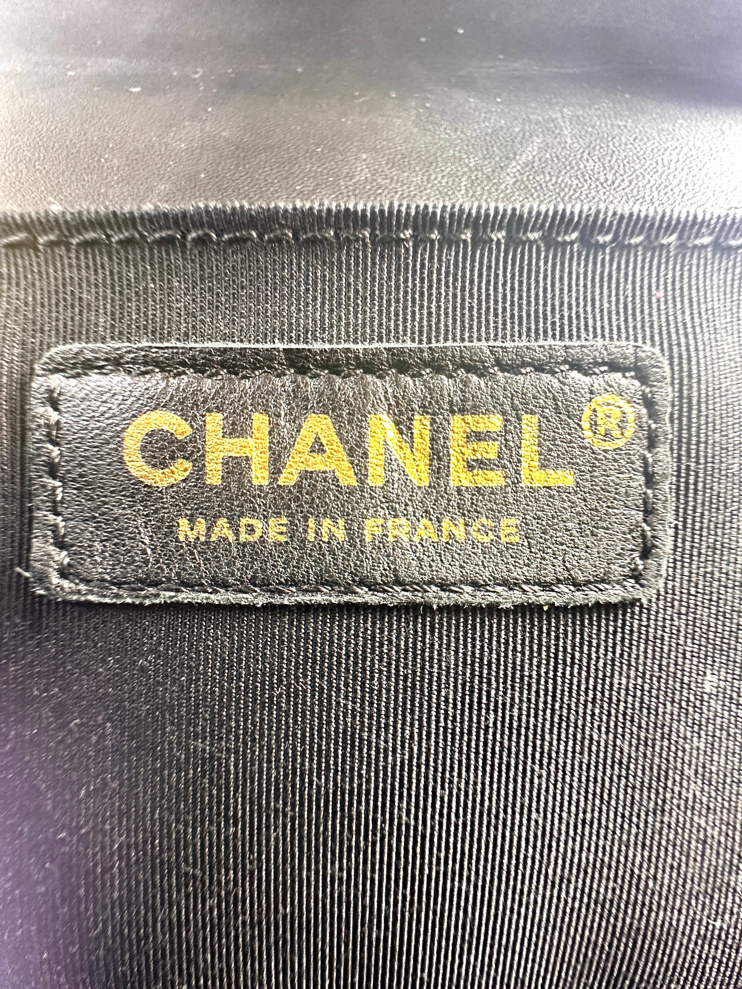 Chanel LeBoy Black Lambskin Bag (21***41) CC1032
