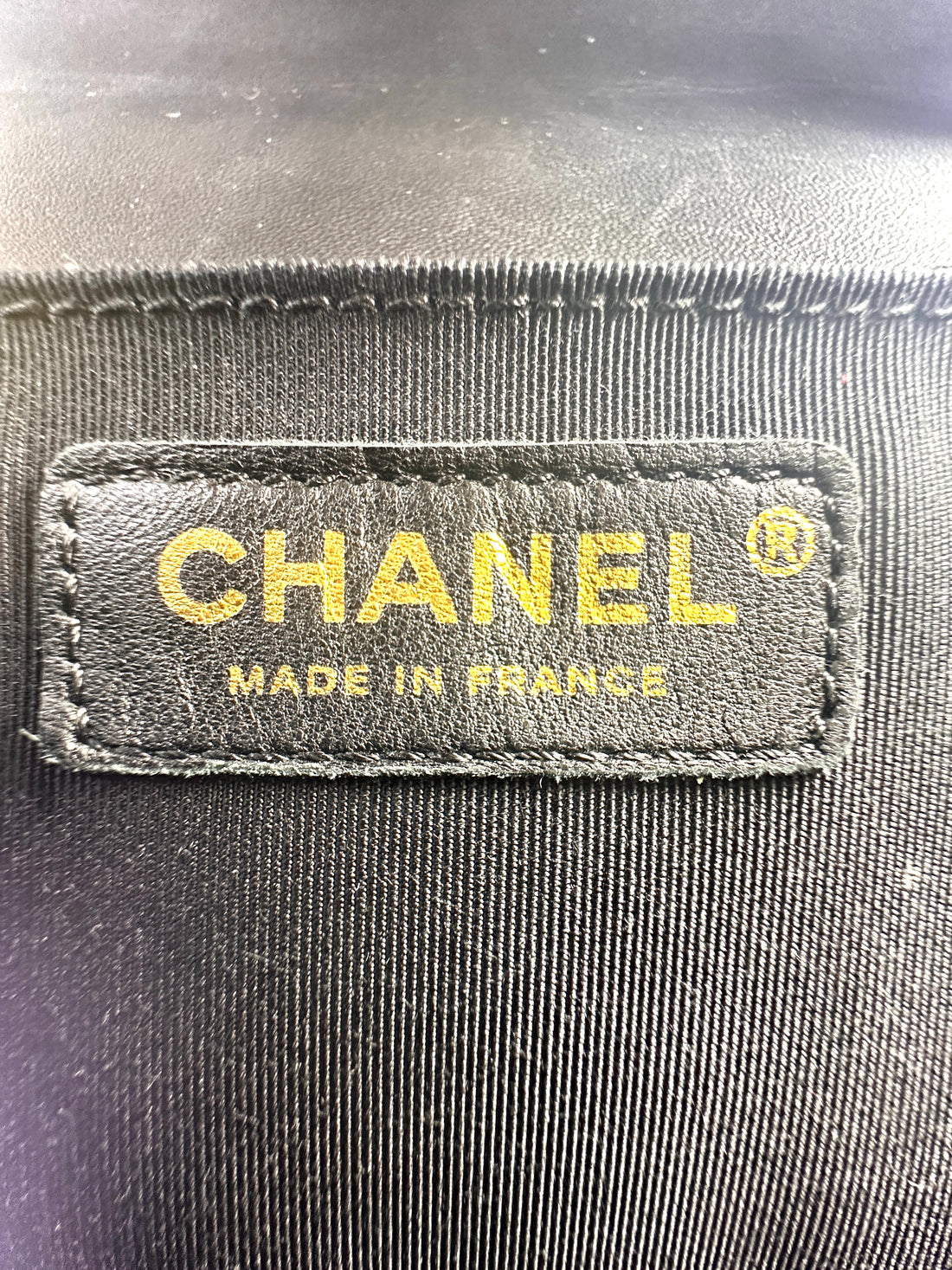 Chanel LeBoy Black Lambskin Bag (21***41) CC1032