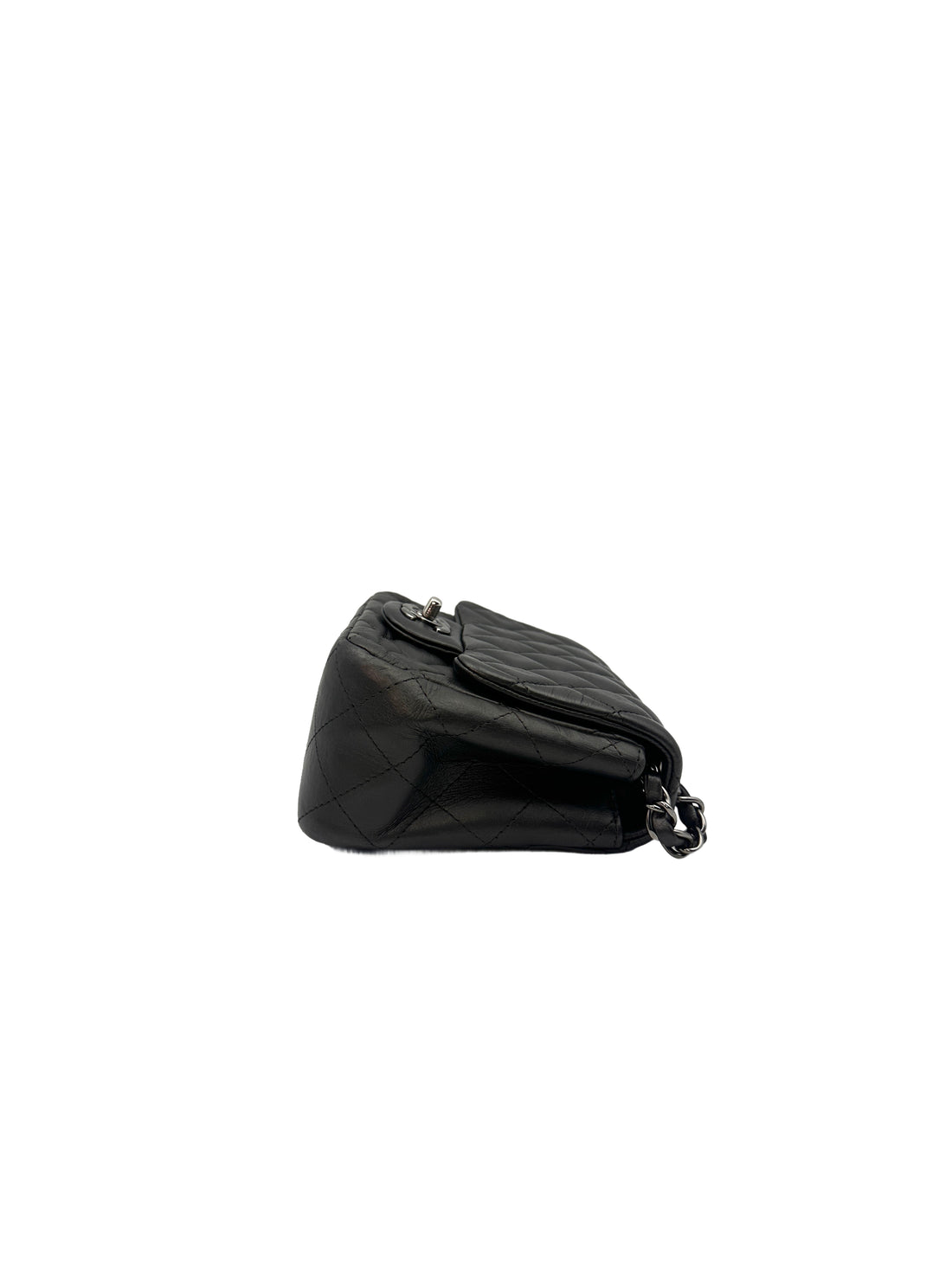 Chanel Classic Flag Square Lambskin Bag Charcoal Gray(18***00) CC1025