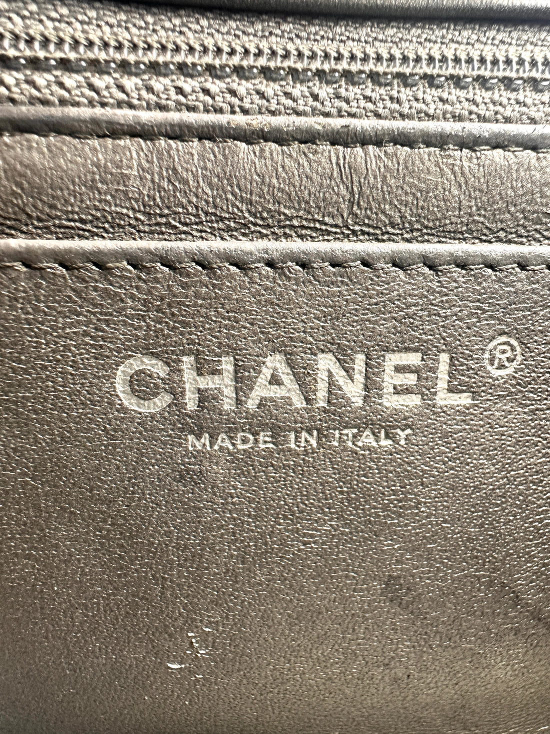 Chanel Classic Flag Square Lambskin Bag Charcoal Gray(18***00) CC1025